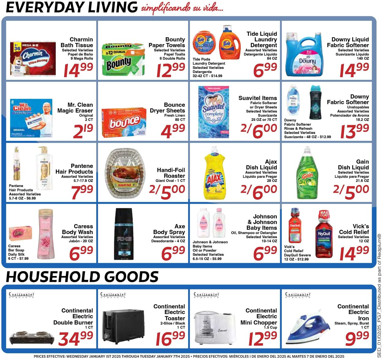 Weekly ad Sedano's 01/01/2025 - 01/07/2025