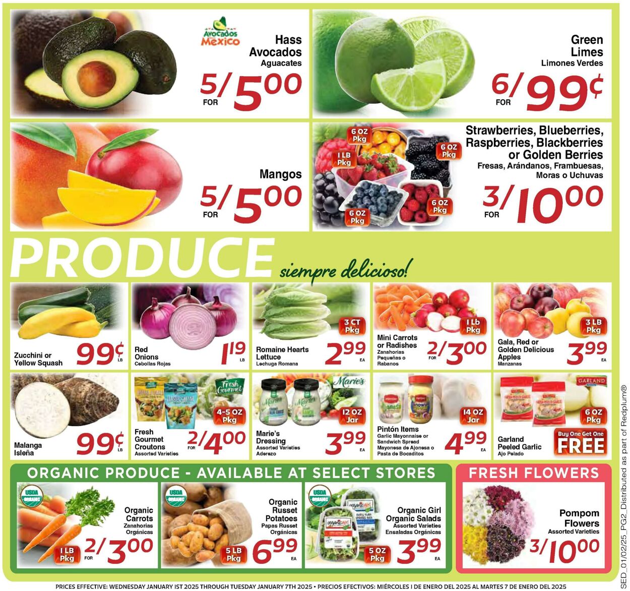 Weekly ad Sedano's 01/01/2025 - 01/07/2025