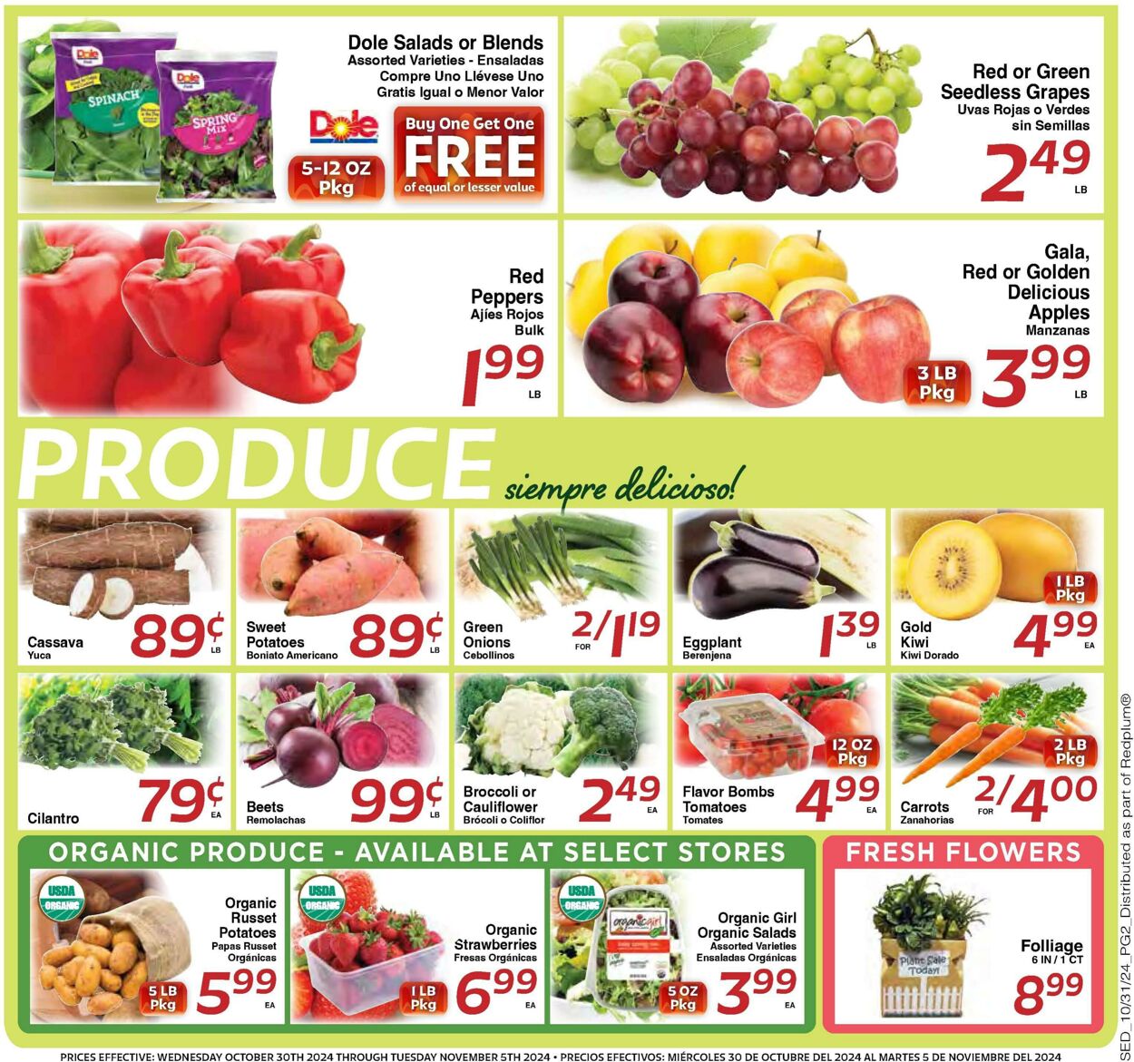 Weekly ad Sedano's 10/30/2024 - 11/05/2024