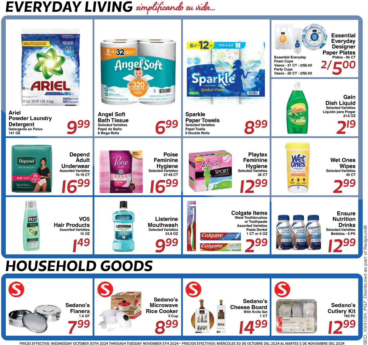 Weekly ad Sedano's 10/30/2024 - 11/05/2024