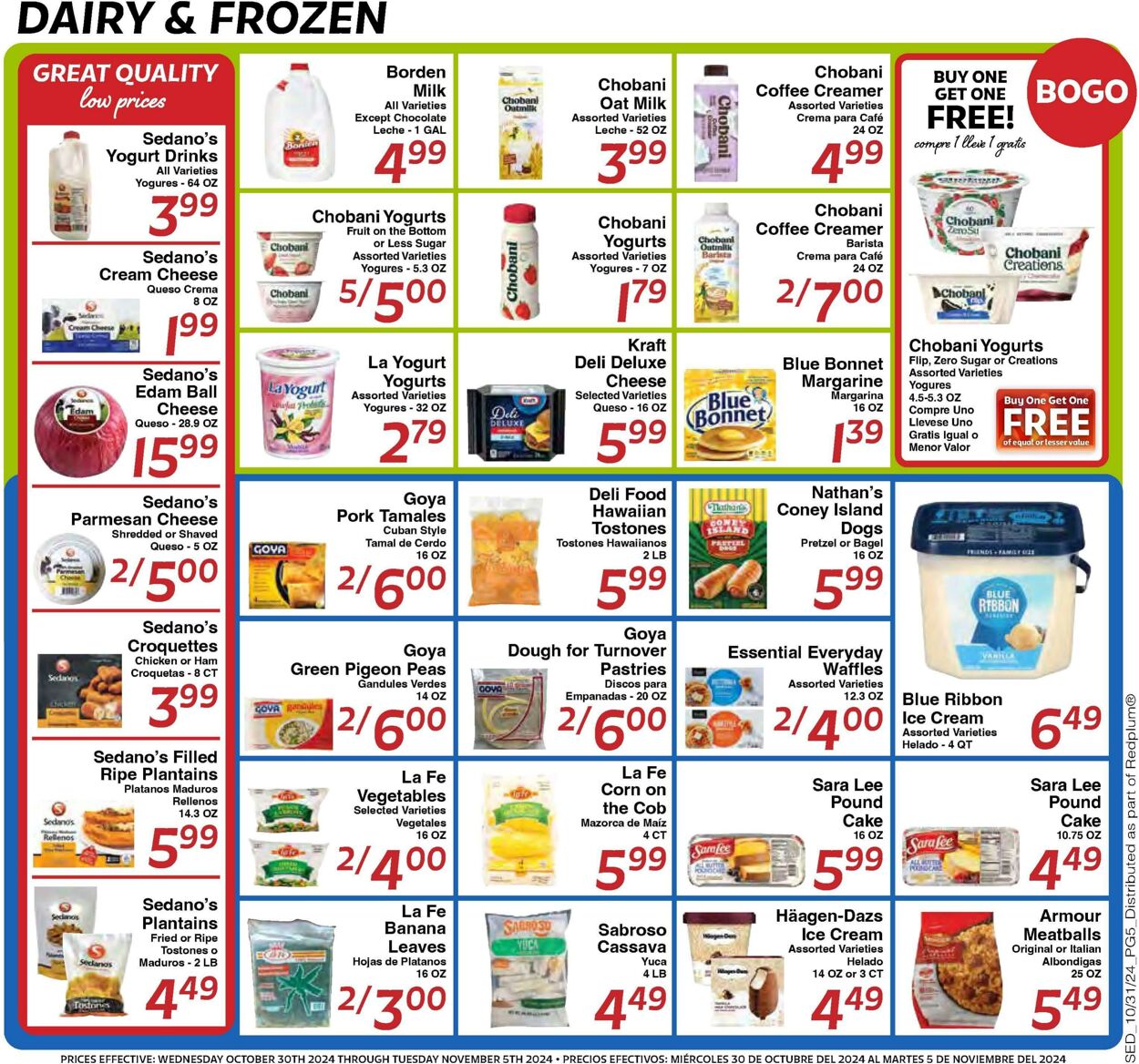 Weekly ad Sedano's 10/30/2024 - 11/05/2024