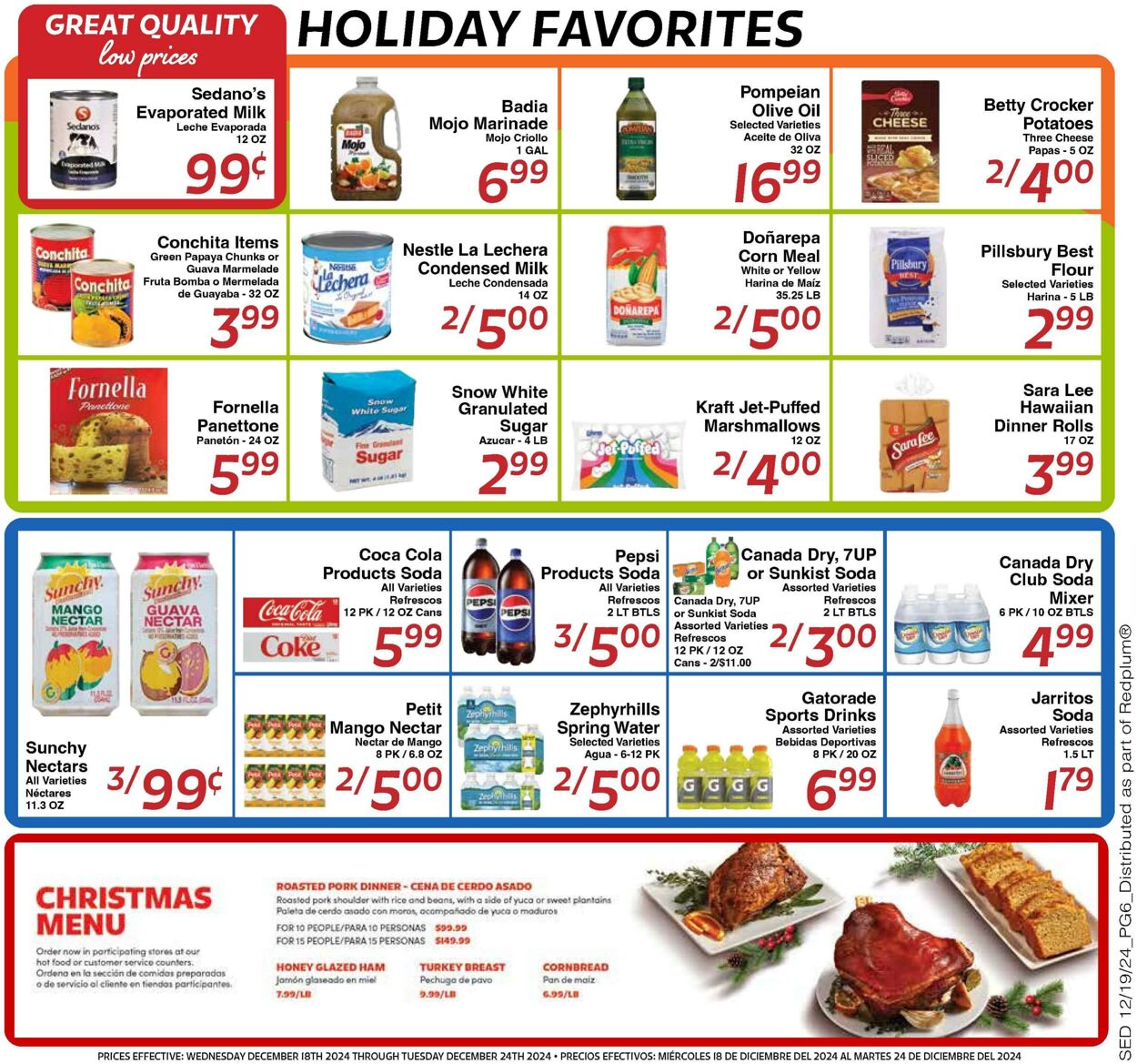 Weekly ad Sedano's 12/18/2024 - 12/24/2024