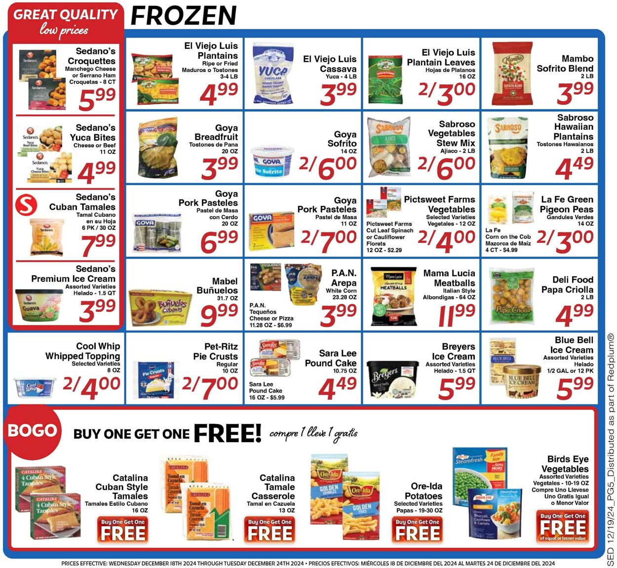 Weekly ad Sedano's 12/18/2024 - 12/24/2024