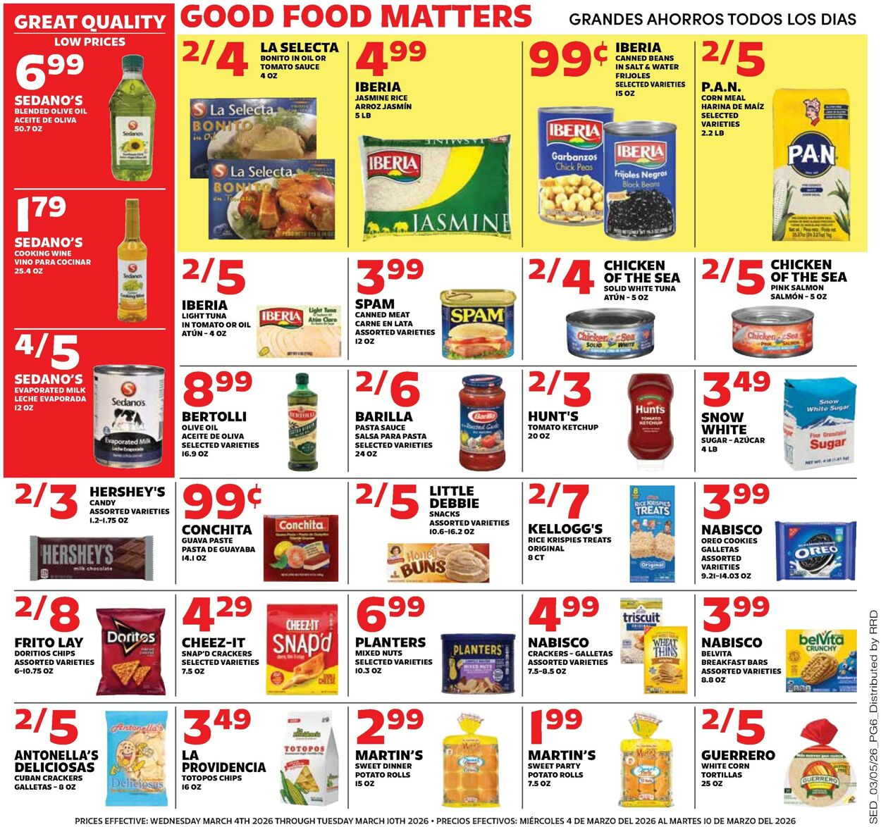 Weekly ad Sedano's 03/04/2026 - 03/10/2026
