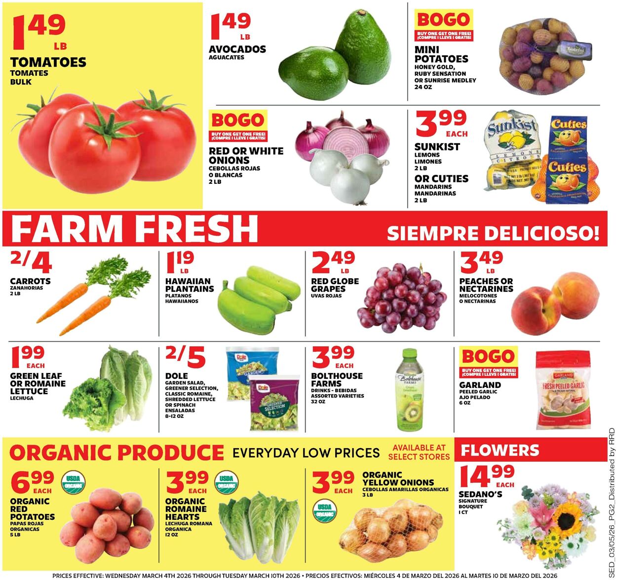 Weekly ad Sedano's 03/04/2026 - 03/10/2026