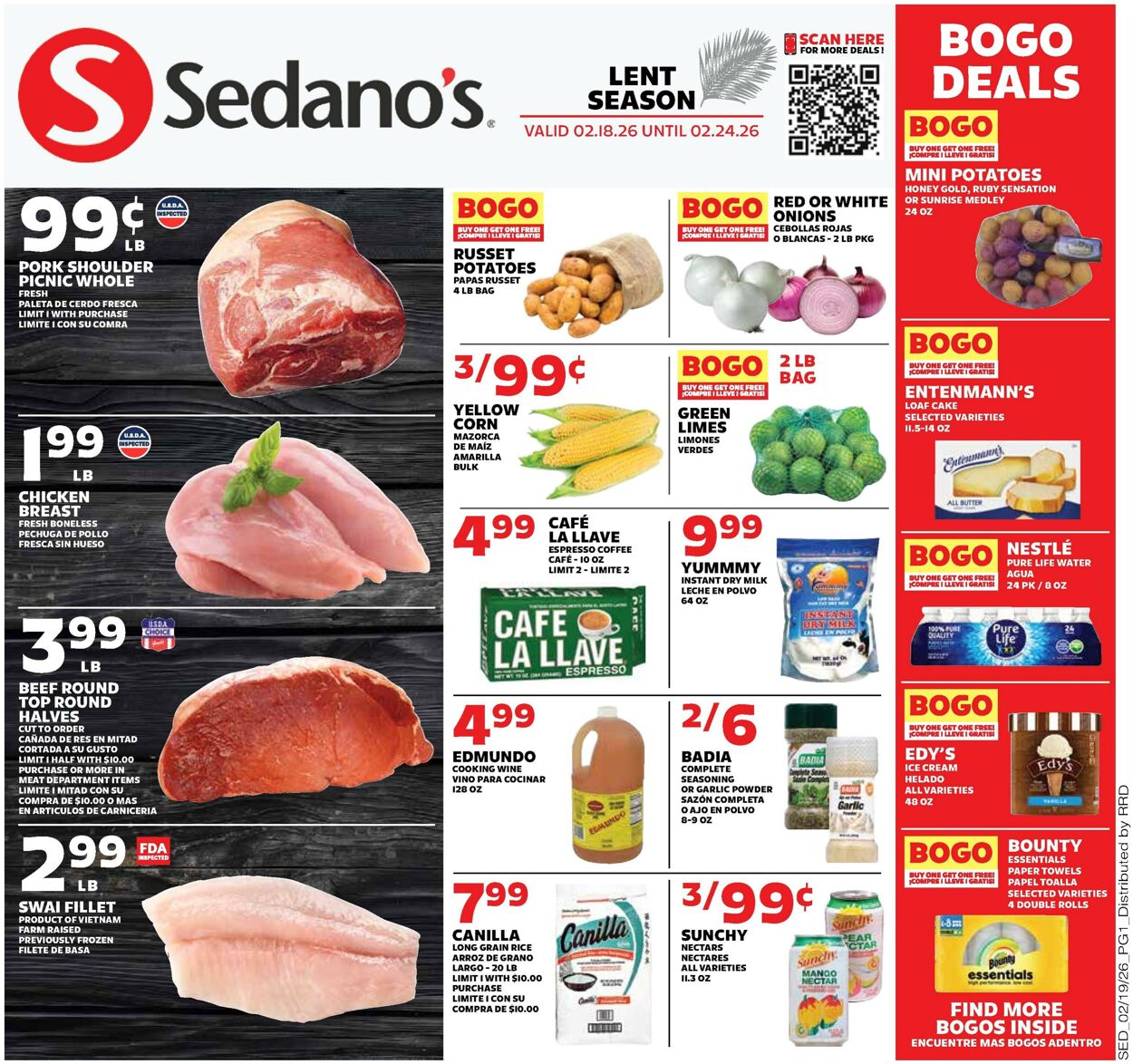 Weekly ad Sedano's 02/18/2026 - 02/24/2026
