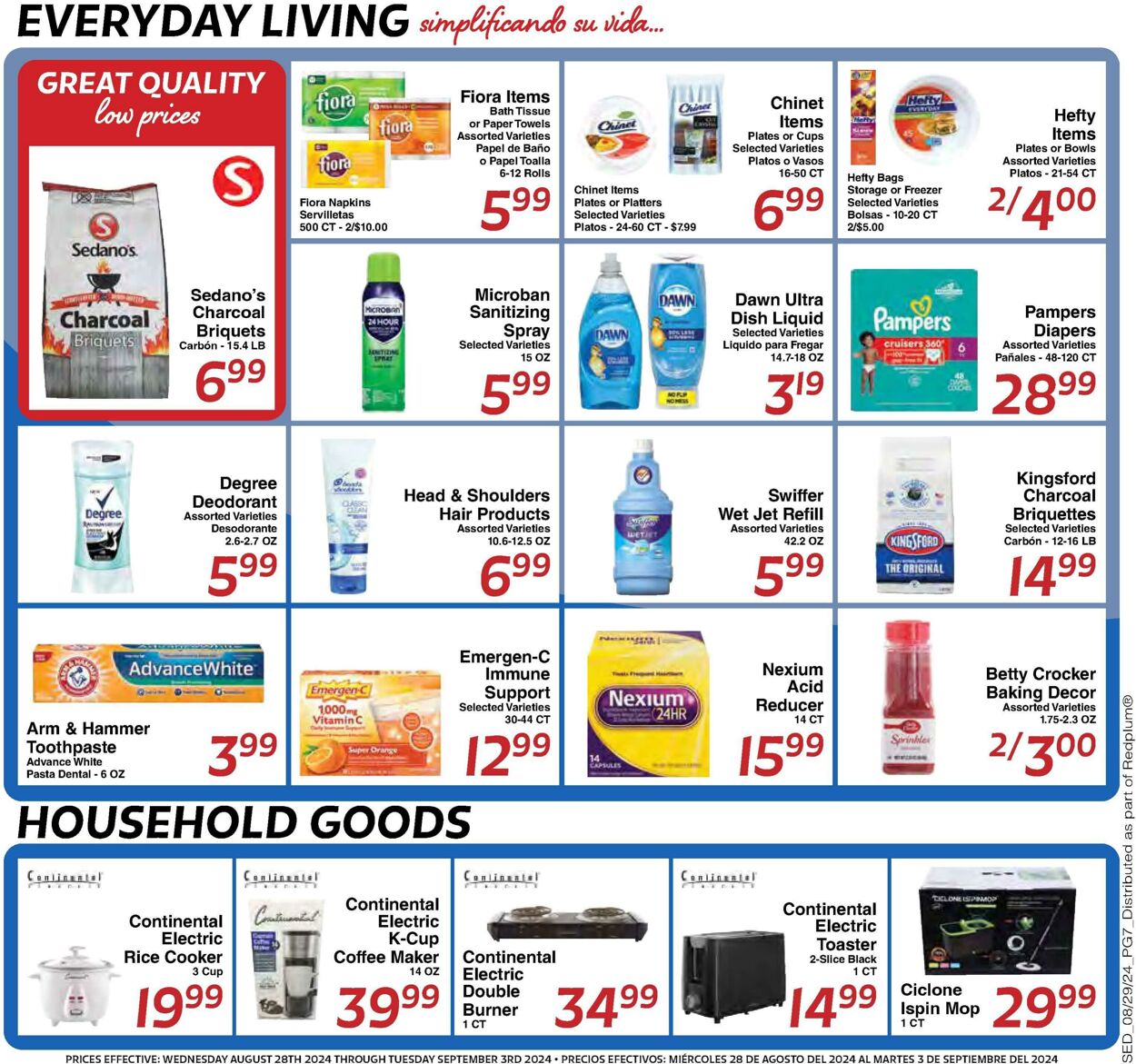 Weekly ad Sedano's 08/28/2024 - 09/03/2024