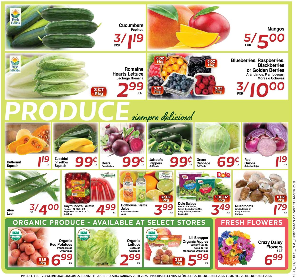 Weekly ad Sedano's 01/22/2025 - 01/28/2025