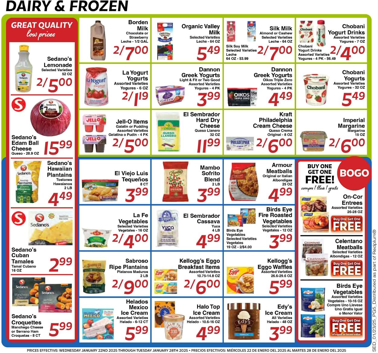 Weekly ad Sedano's 01/22/2025 - 01/28/2025