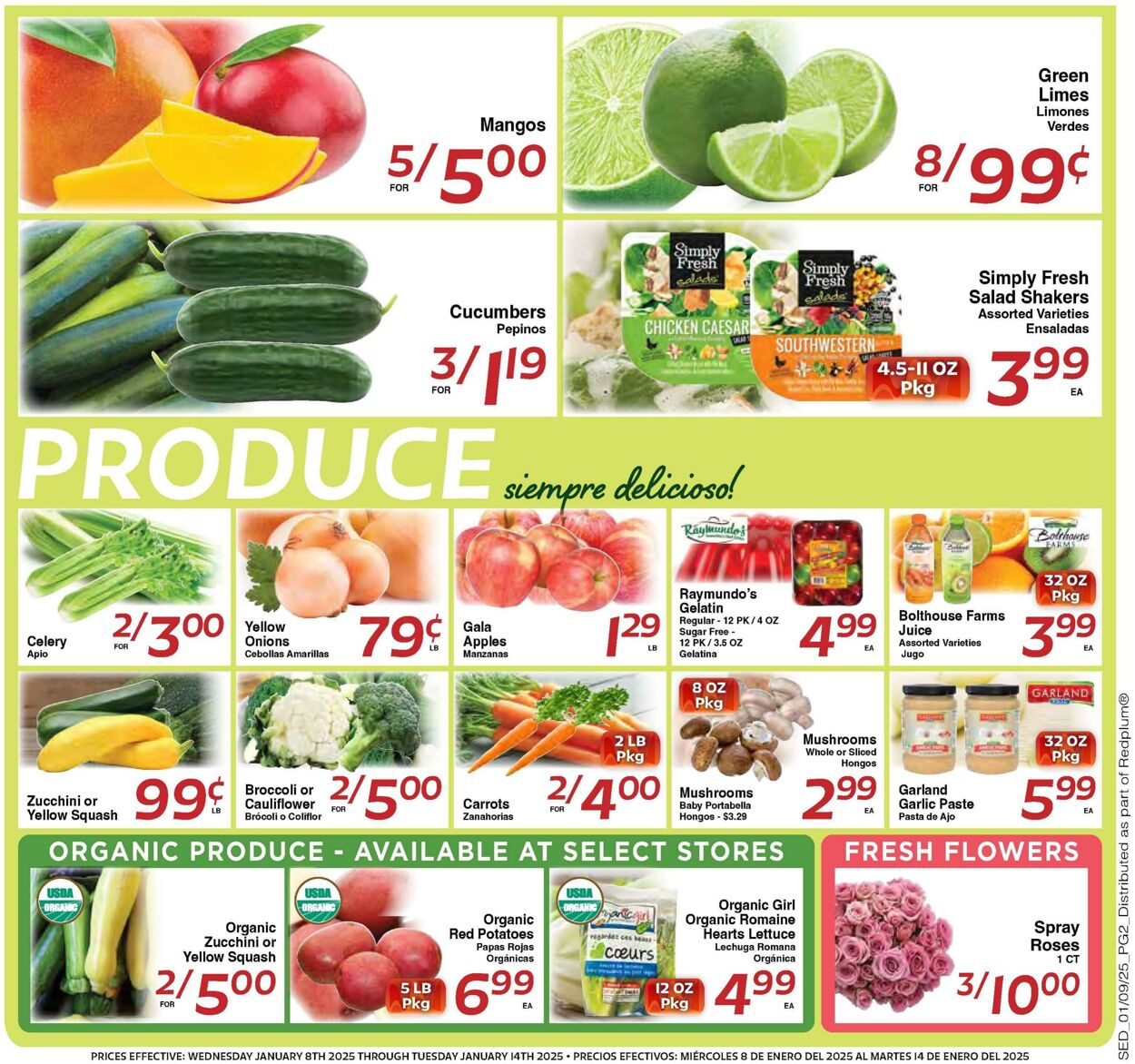 Weekly ad Sedano's 01/08/2025 - 01/14/2025