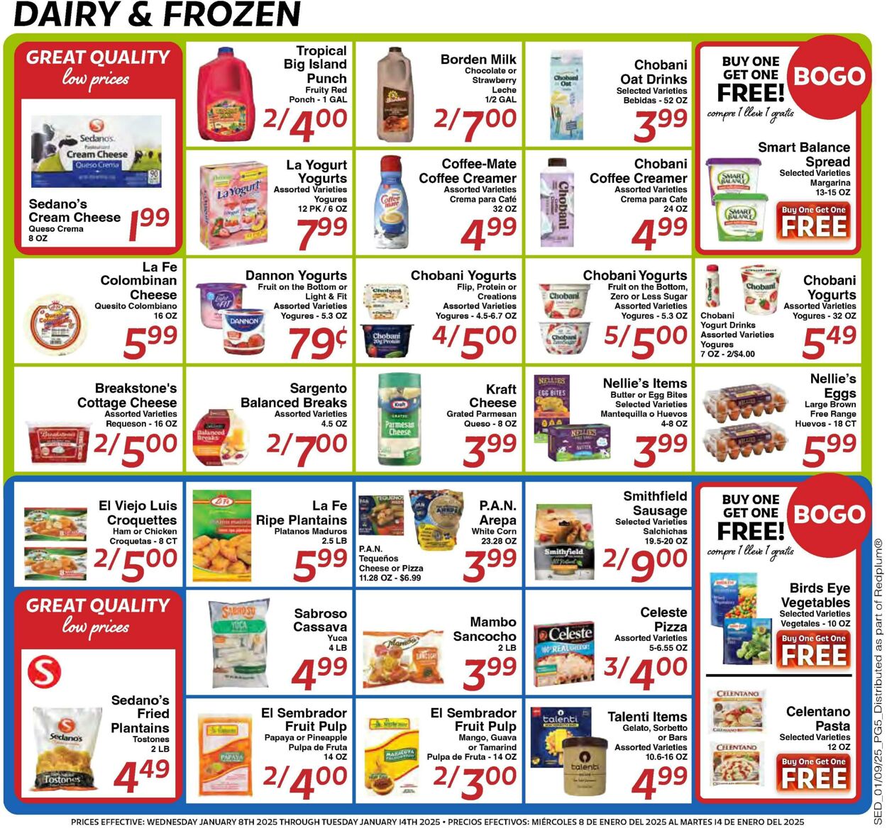 Weekly ad Sedano's 01/08/2025 - 01/14/2025