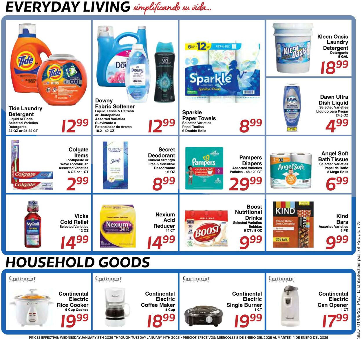 Weekly ad Sedano's 01/08/2025 - 01/14/2025