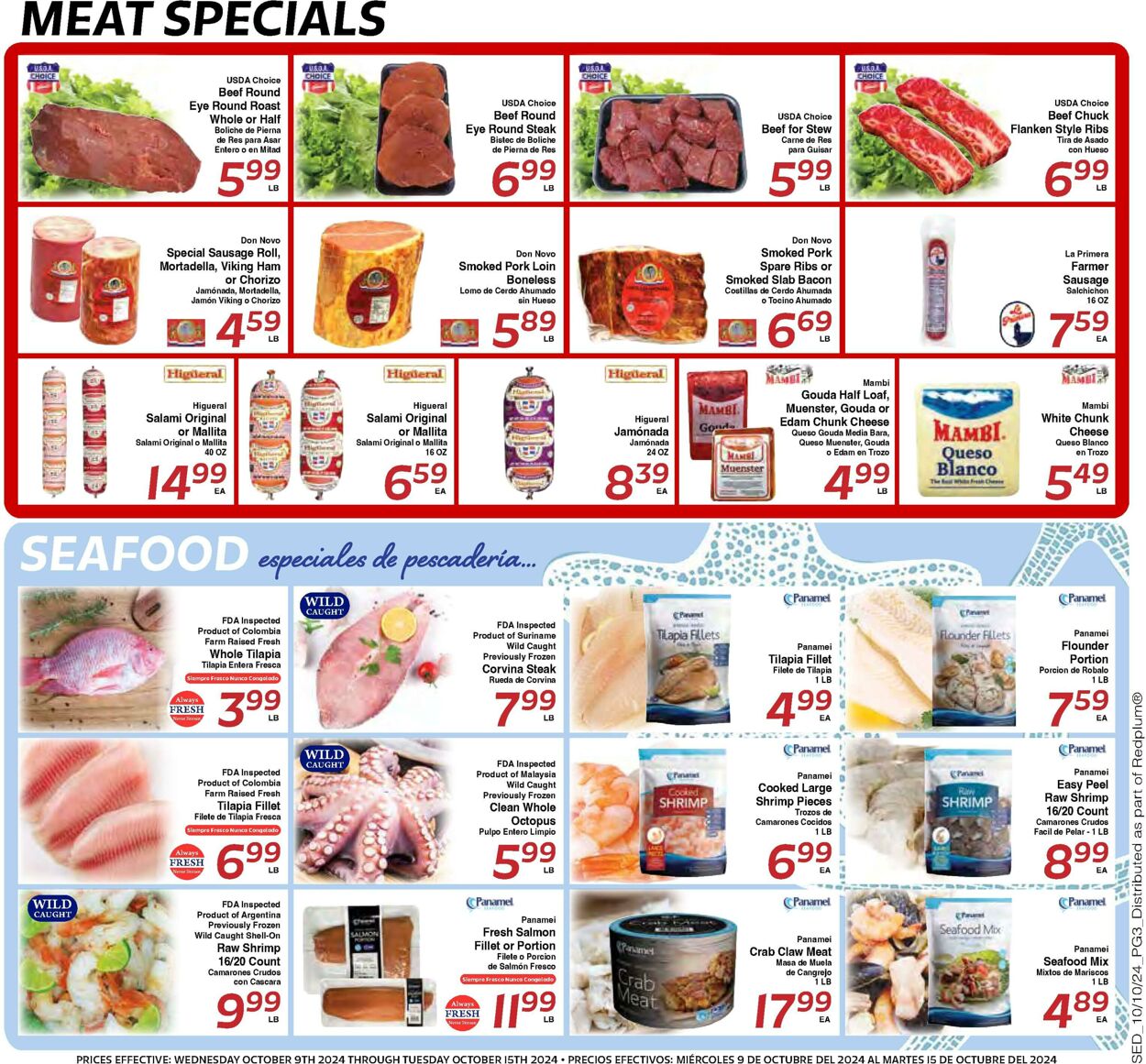 Weekly ad Sedano's 10/09/2024 - 10/15/2024