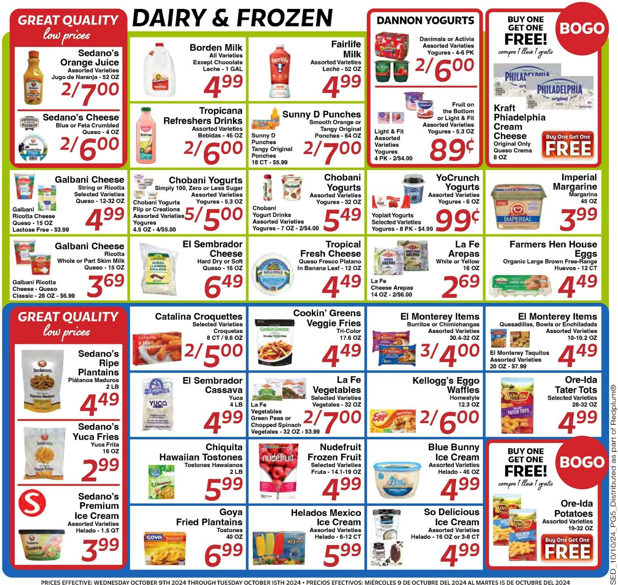 Weekly ad Sedano's 10/09/2024 - 10/15/2024