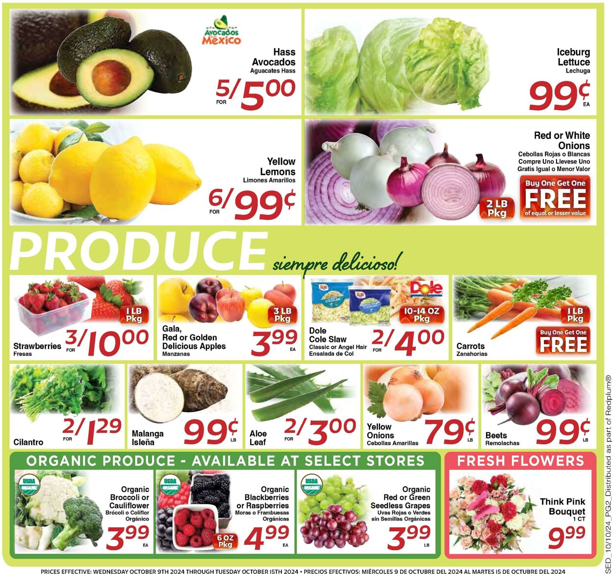 Weekly ad Sedano's 10/09/2024 - 10/15/2024