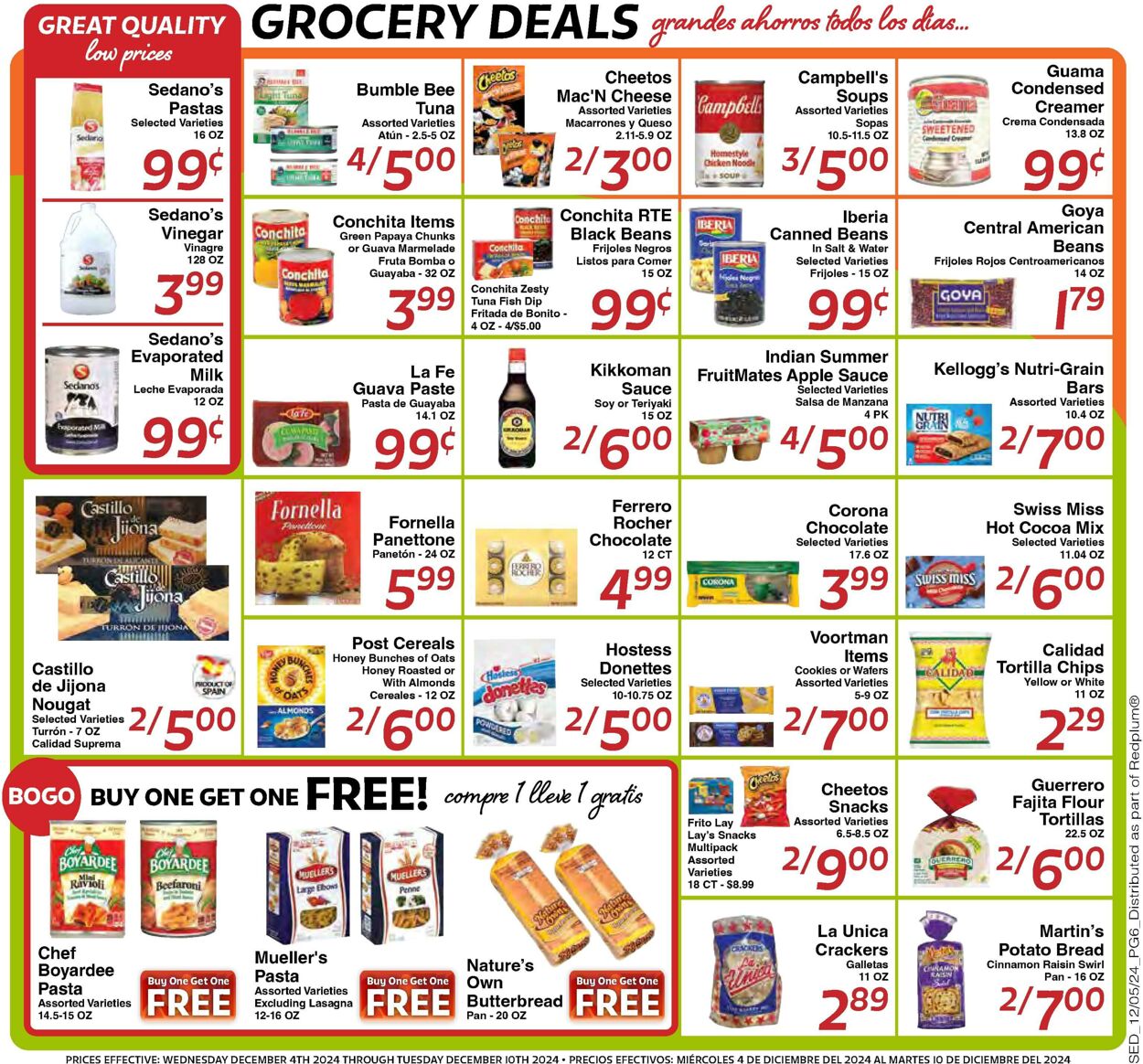 Weekly ad Sedano's 12/04/2024 - 12/10/2024