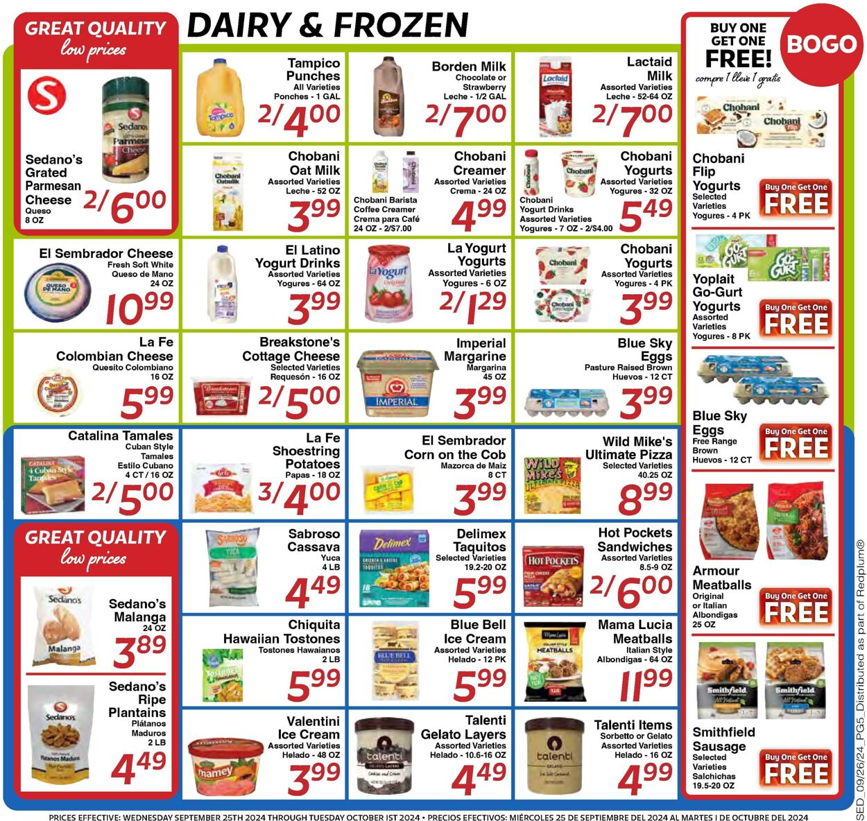 Weekly ad Sedano's 09/25/2024 - 10/01/2024