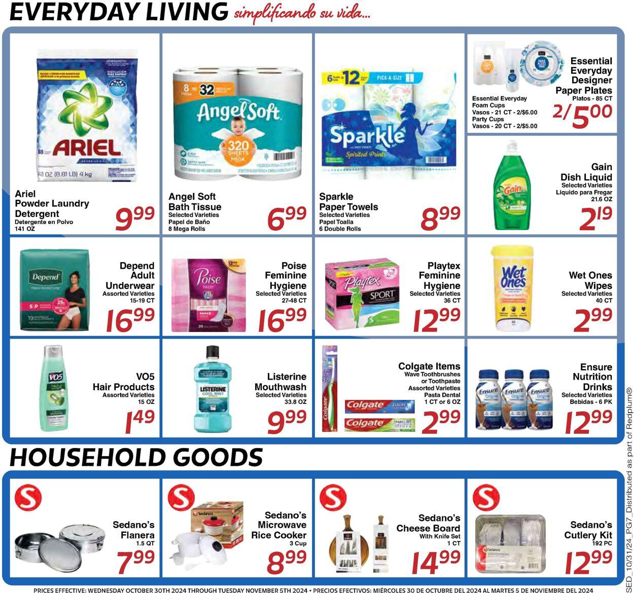 Weekly ad Sedano's 10/30/2024 - 11/05/2024