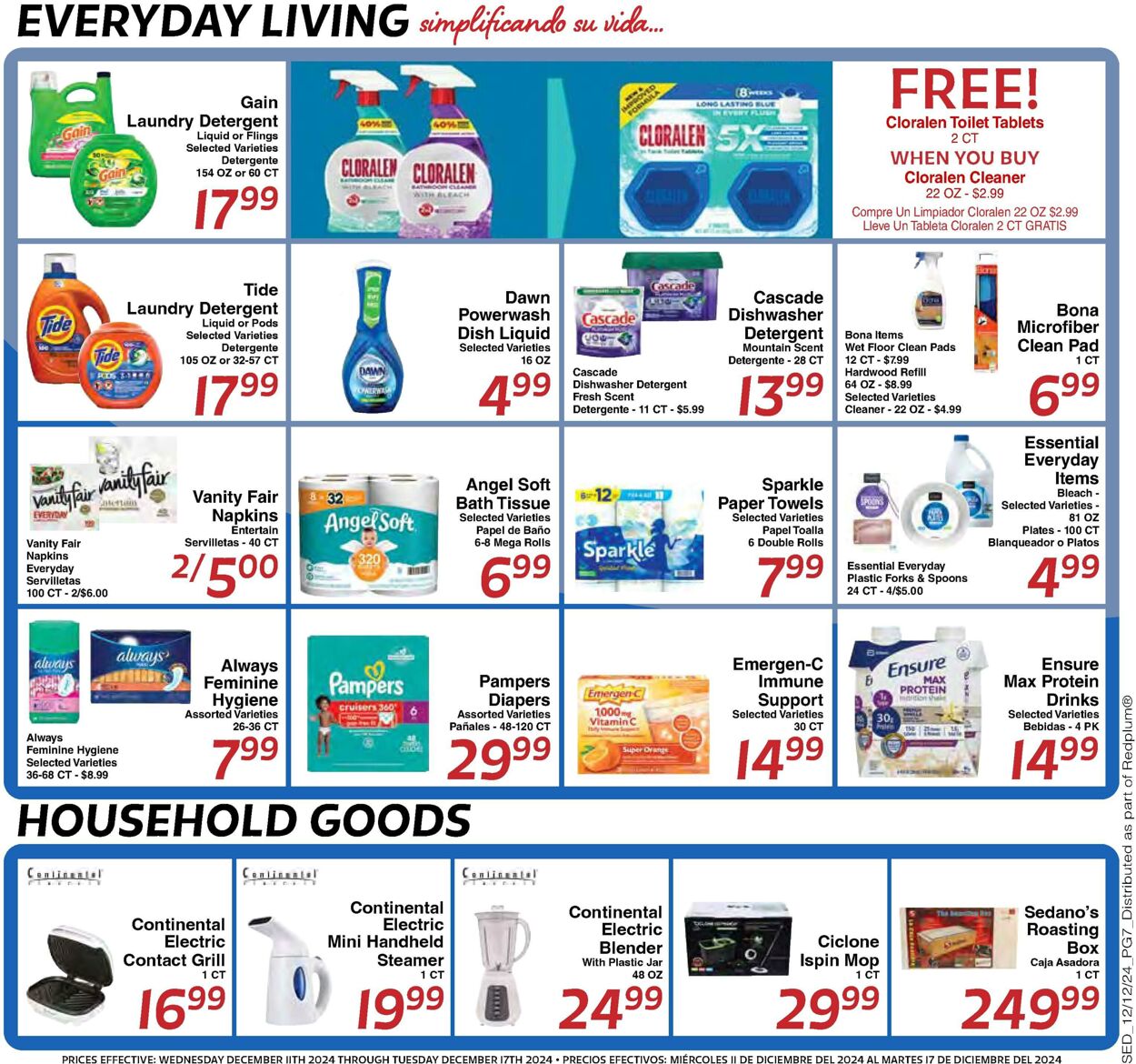 Weekly ad Sedano's 12/11/2024 - 12/17/2024