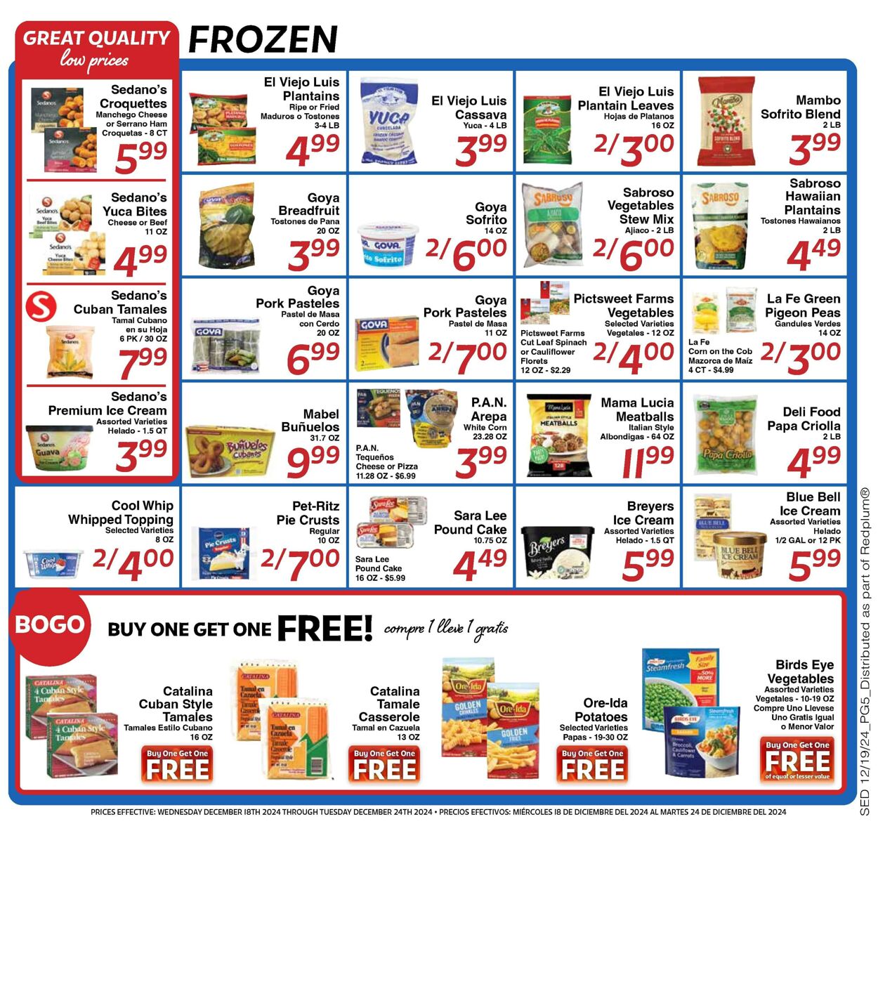 Weekly ad Sedano's 12/18/2024 - 12/24/2024