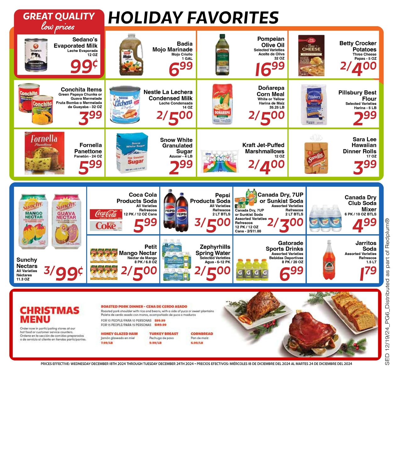 Weekly ad Sedano's 12/18/2024 - 12/24/2024