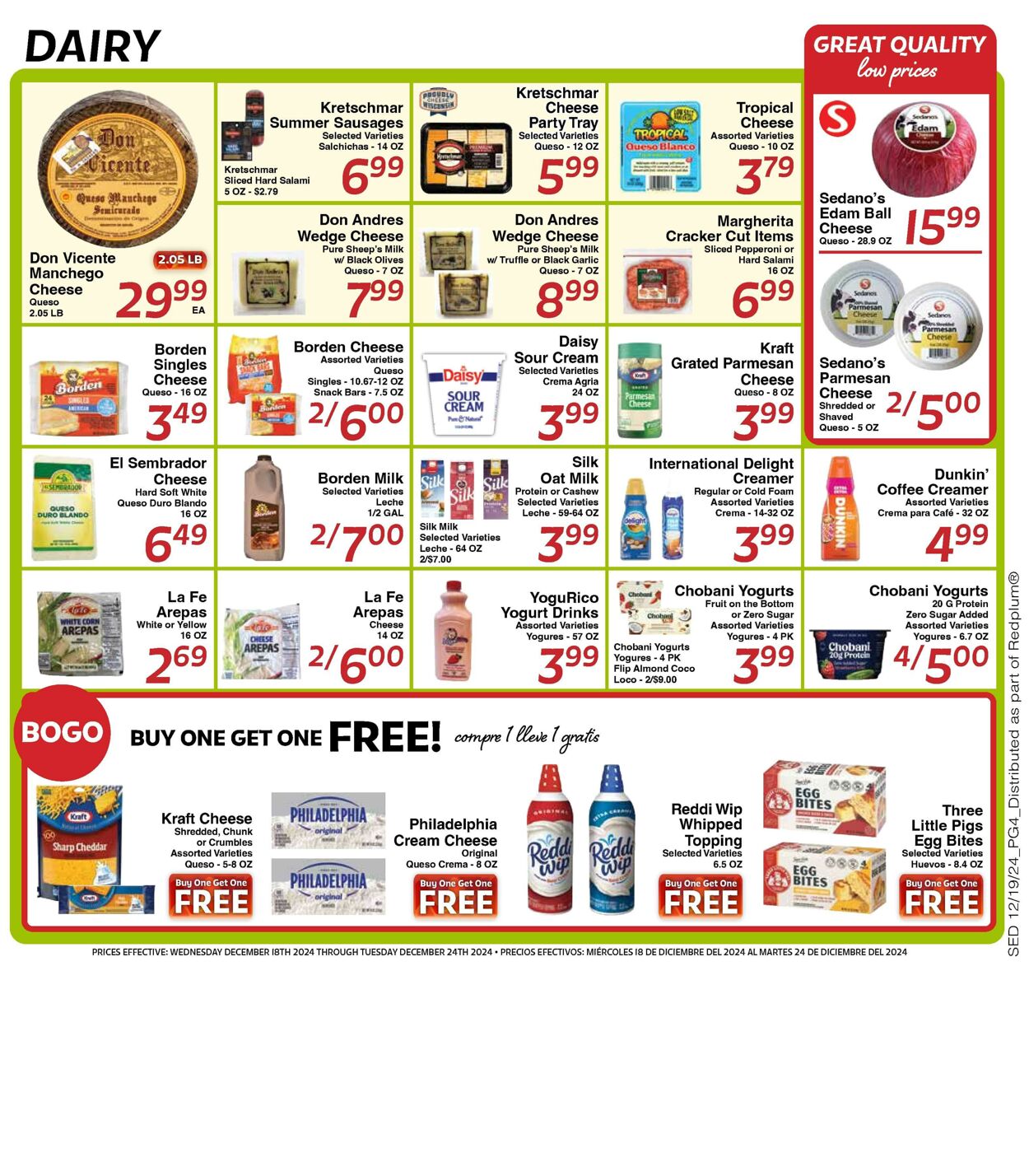 Weekly ad Sedano's 12/18/2024 - 12/24/2024