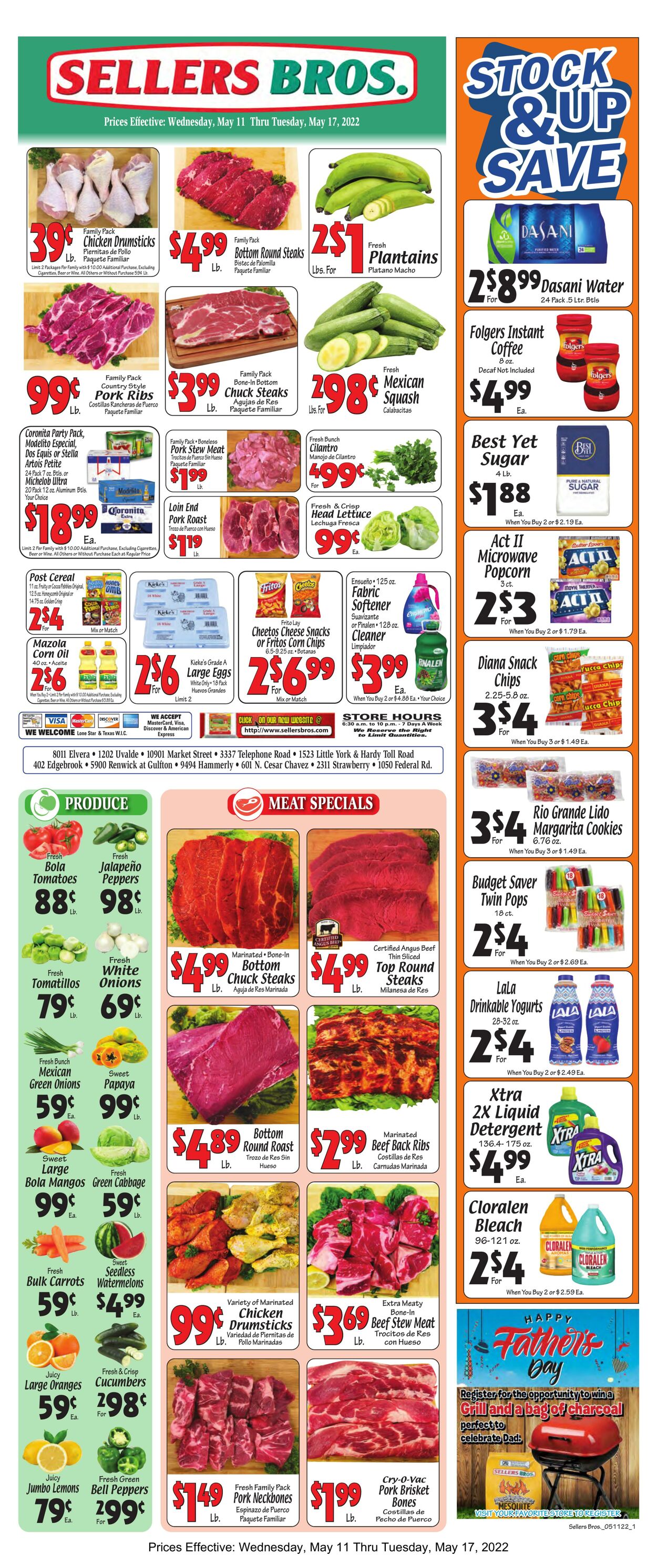 Seller Bros Promotional weekly ads