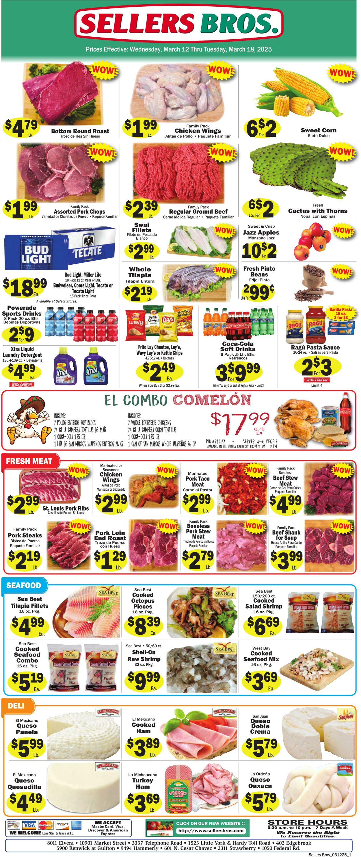 Sellers Bros Promotional weekly ads