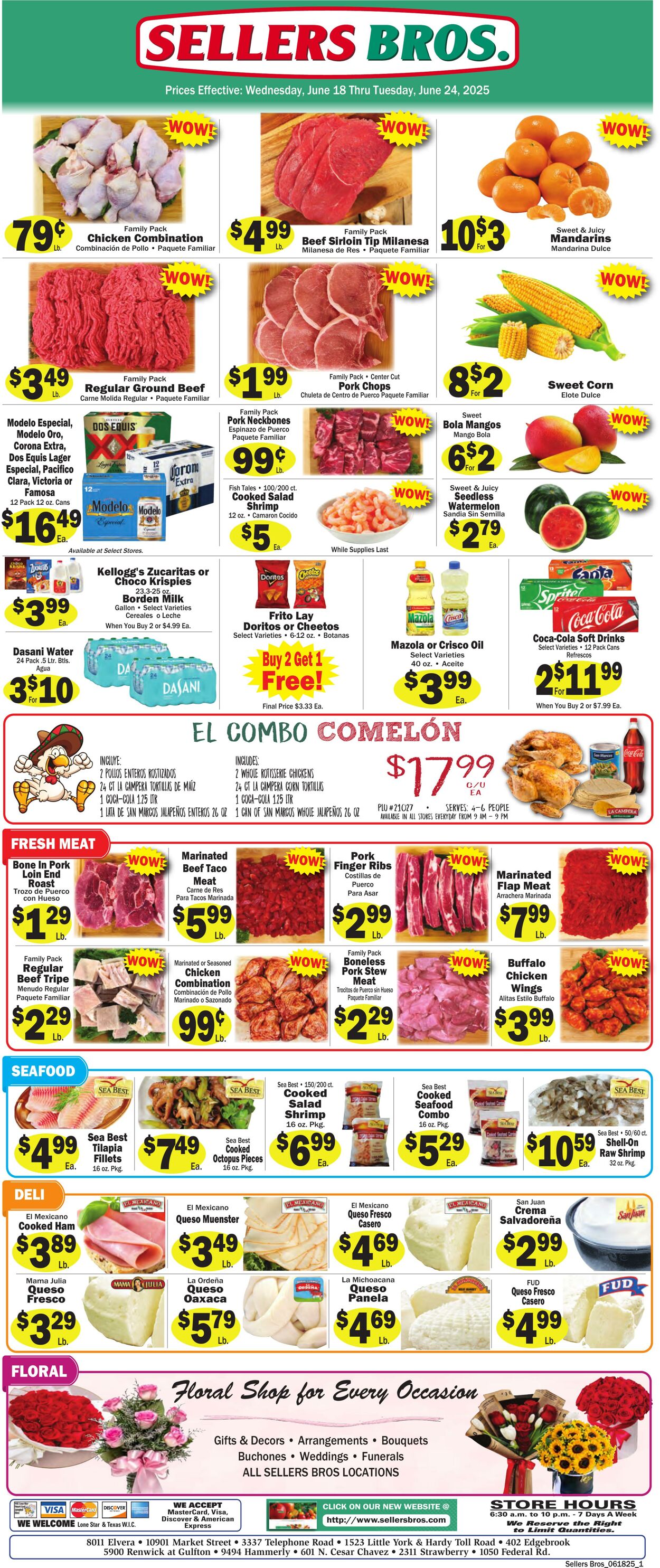Weekly ad Sellers Bros 06/11/2025 - 06/17/2025