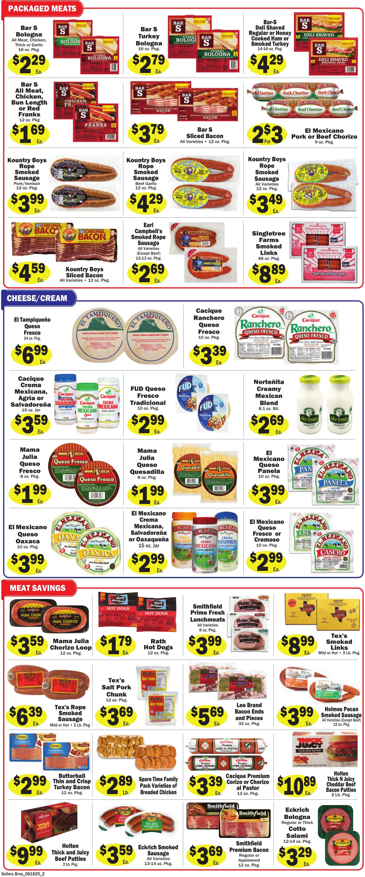 Weekly ad Sellers Bros 06/11/2025 - 06/17/2025