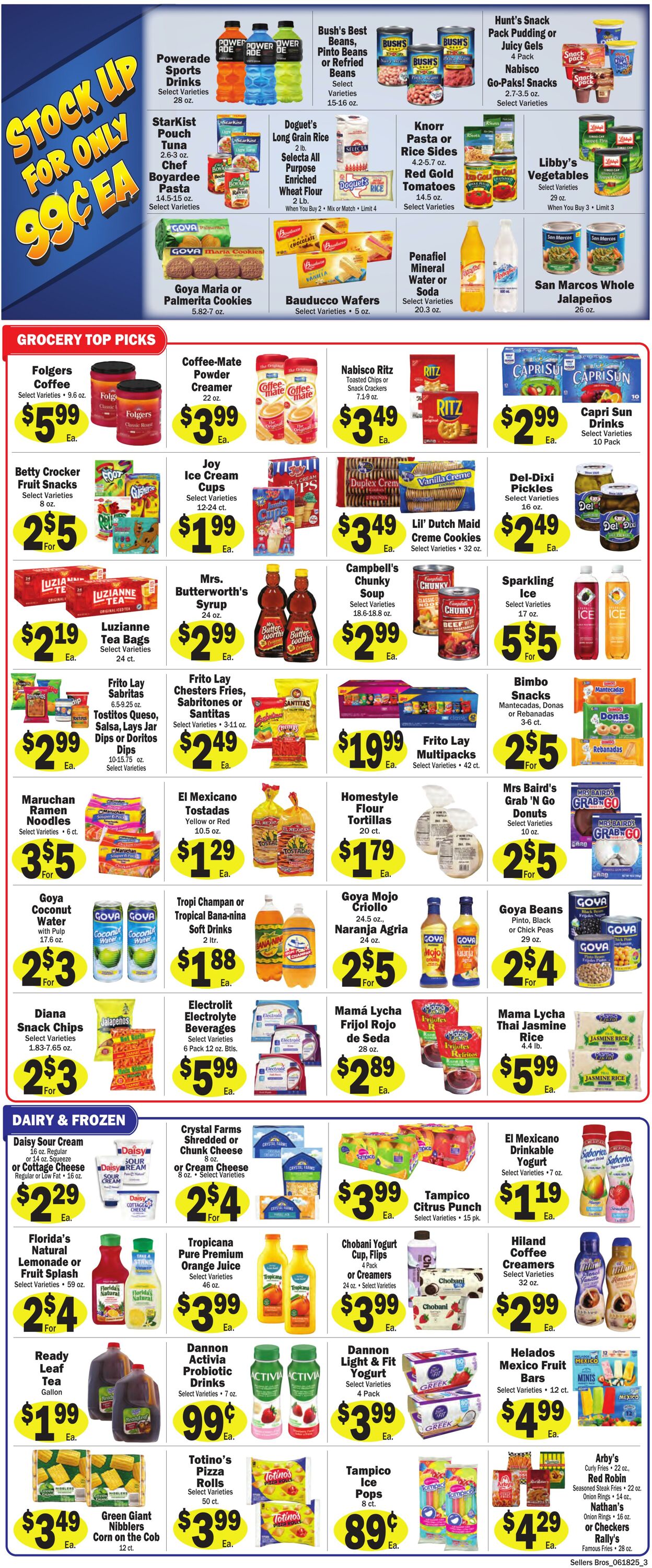 Weekly ad Sellers Bros 06/11/2025 - 06/17/2025