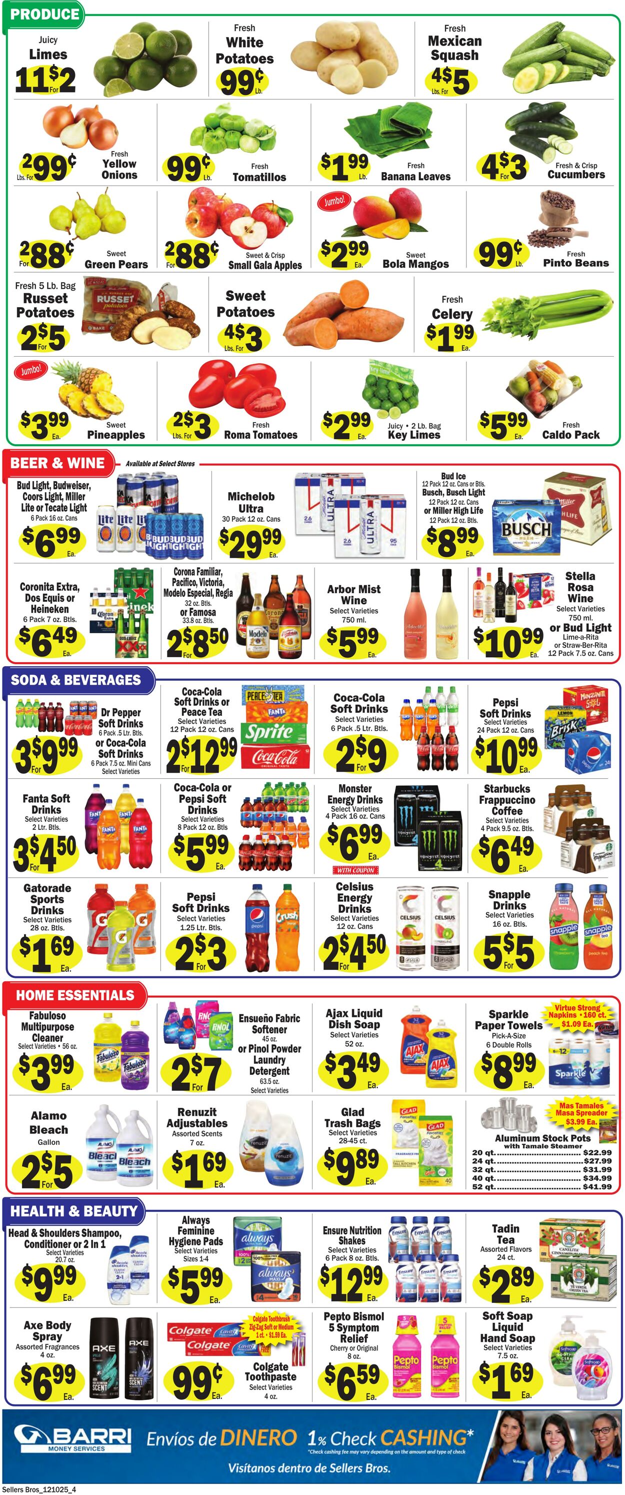 Weekly ad Sellers Bros 12/10/2025 - 12/16/2025