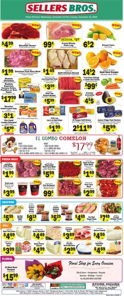 Weekly ad Sellers Bros 12/10/2025 - 12/16/2025