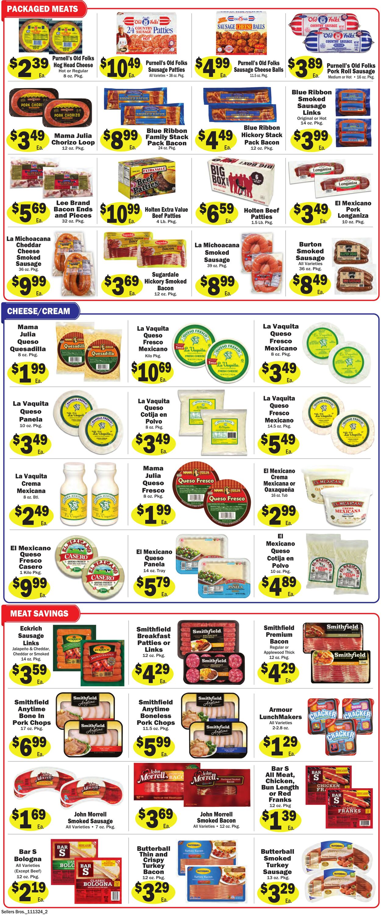 Weekly ad Sellers Bros 11/13/2024 - 11/19/2024