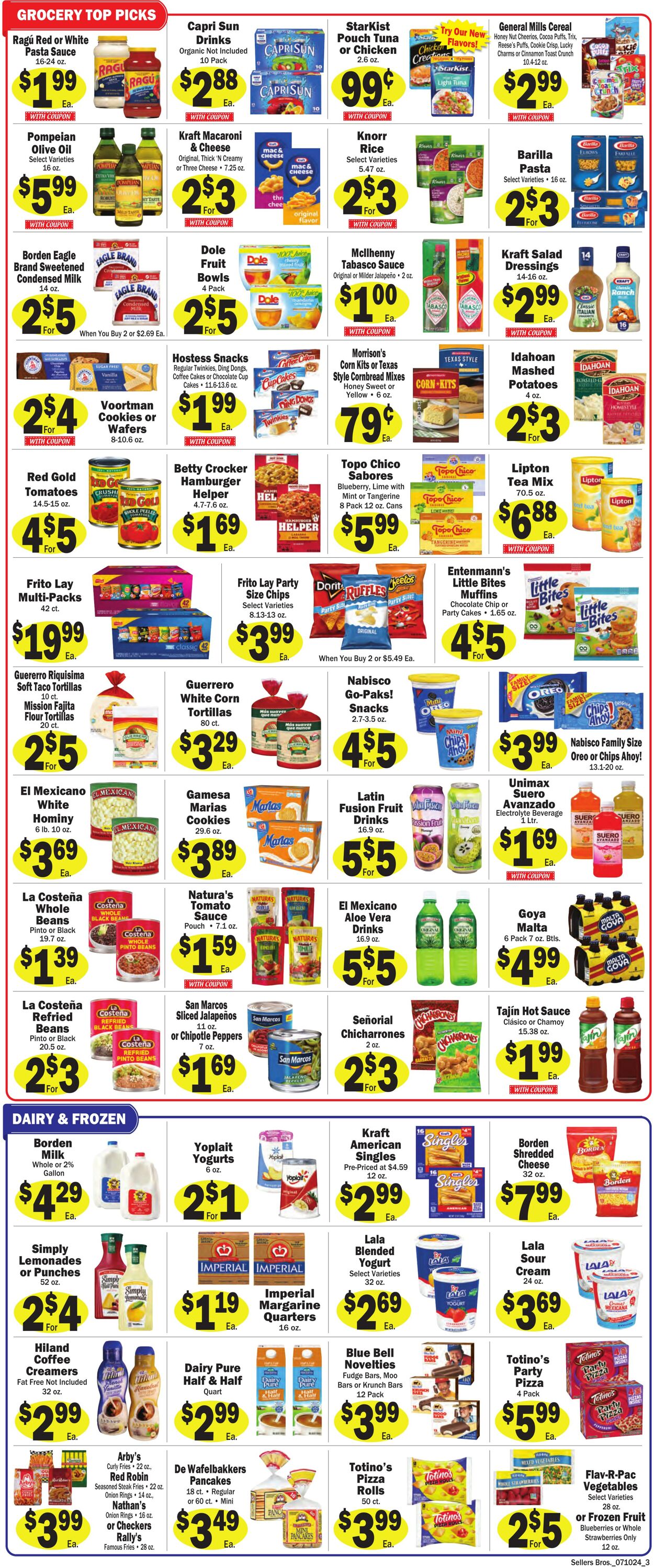 Weekly ad Sellers Bros 07/10/2024 - 07/16/2024