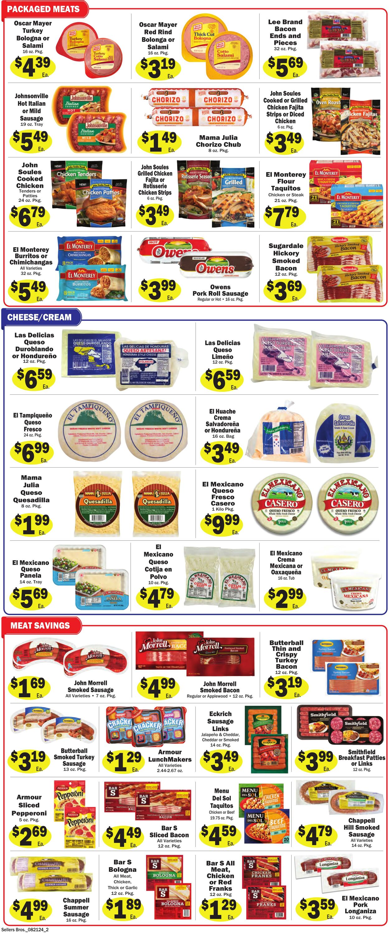 Weekly ad Sellers Bros 08/14/2024 - 08/20/2024