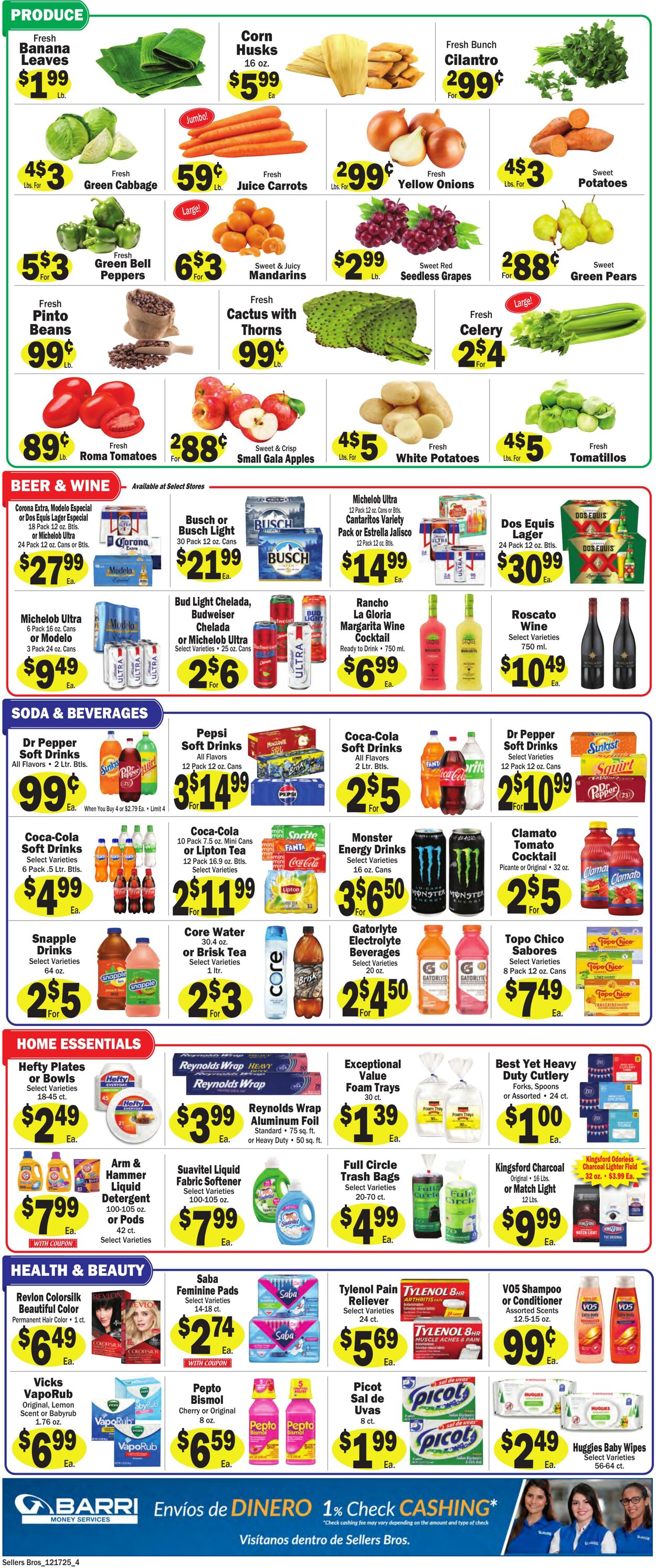 Weekly ad Sellers Bros 12/17/2025 - 12/23/2025