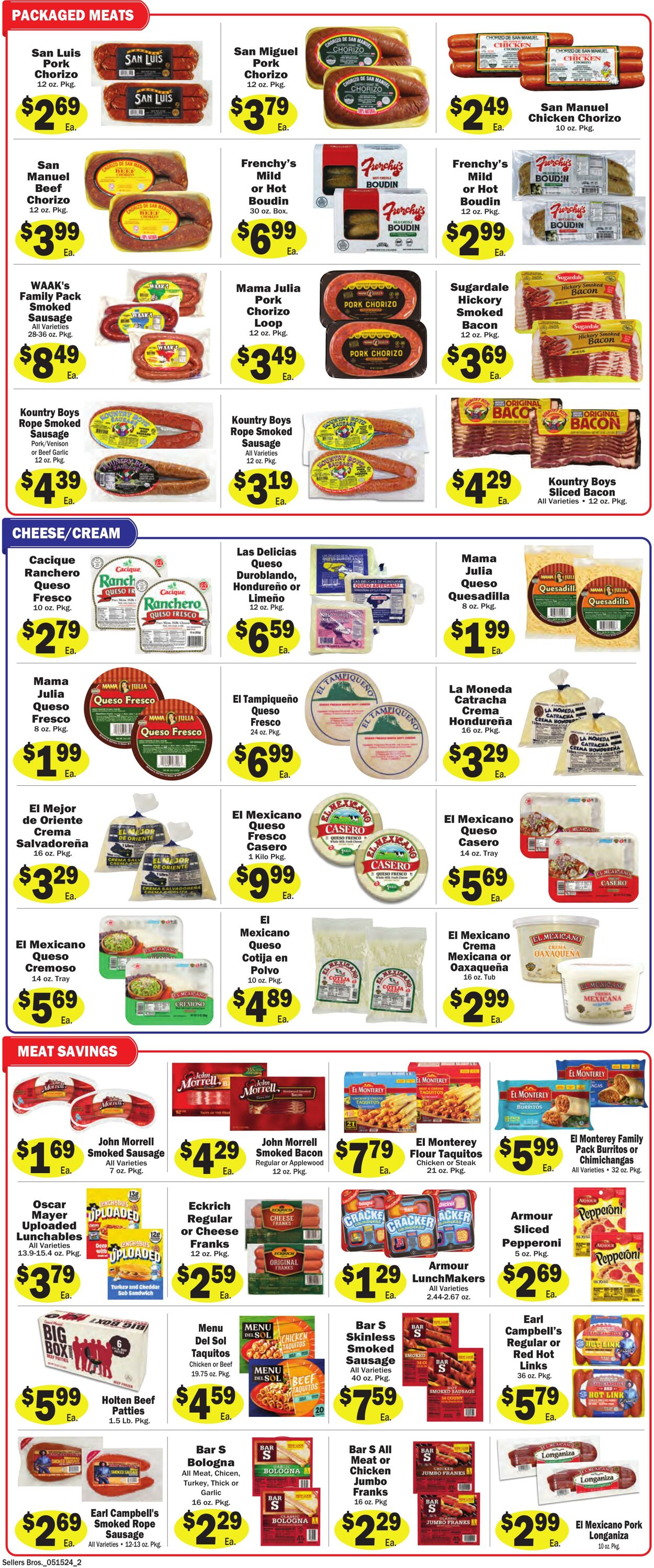 Weekly ad Sellers Bros 05/15/2024 - 05/21/2024