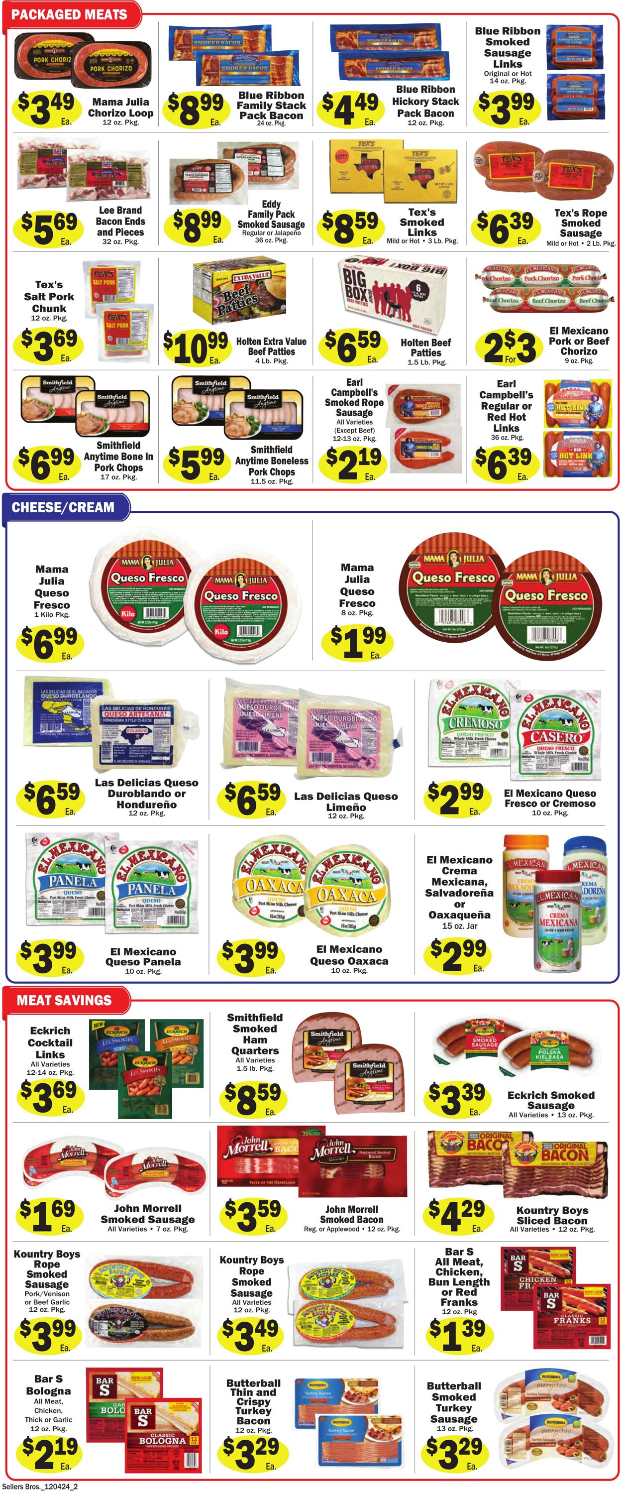 Weekly ad Sellers Bros 12/04/2024 - 12/10/2024