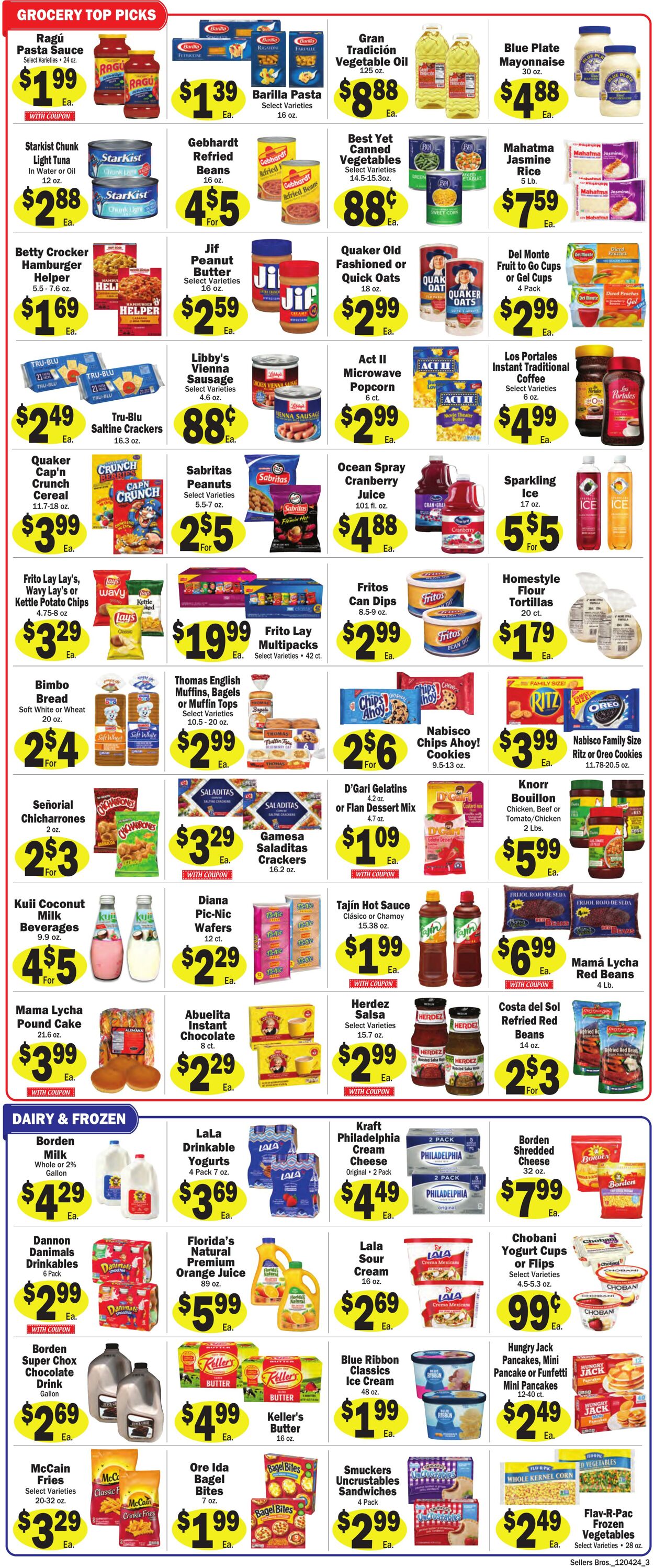 Weekly ad Sellers Bros 12/04/2024 - 12/10/2024