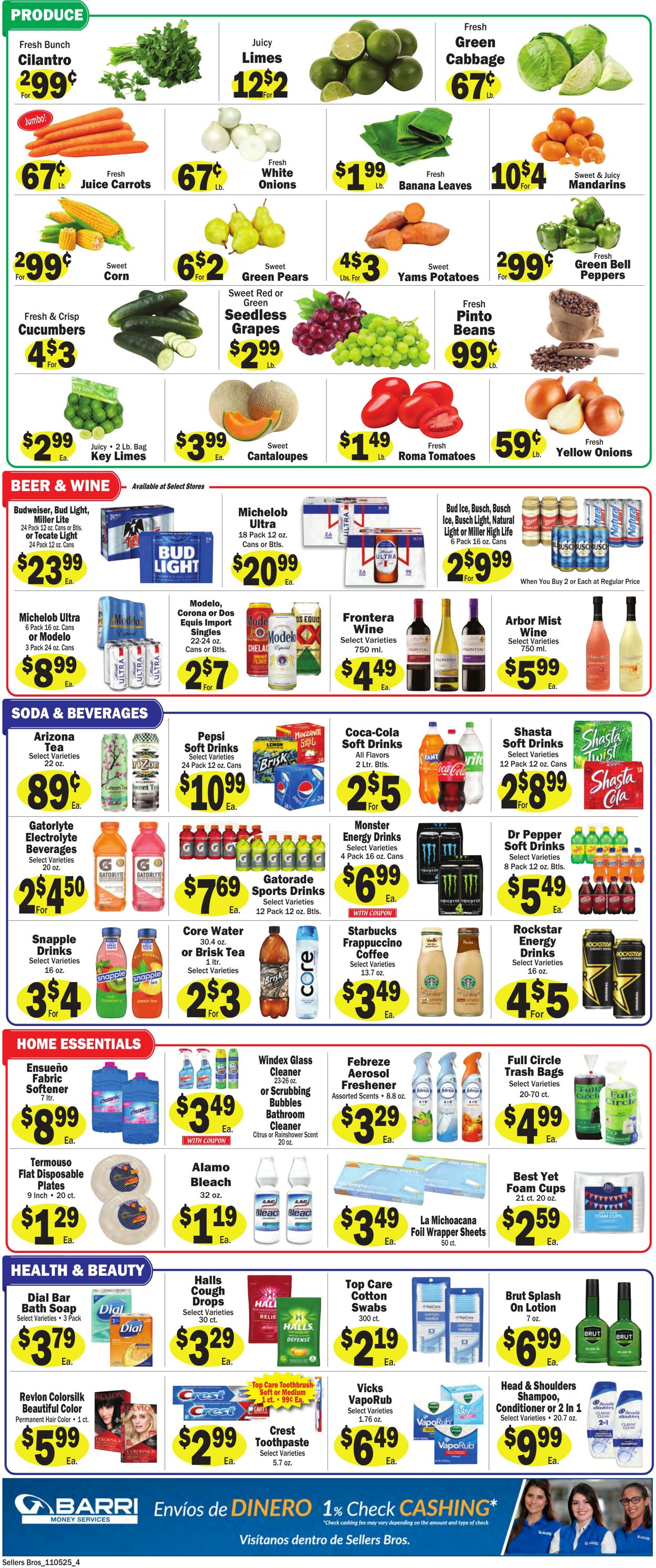 Weekly ad Sellers Bros 11/05/2025 - 11/11/2025