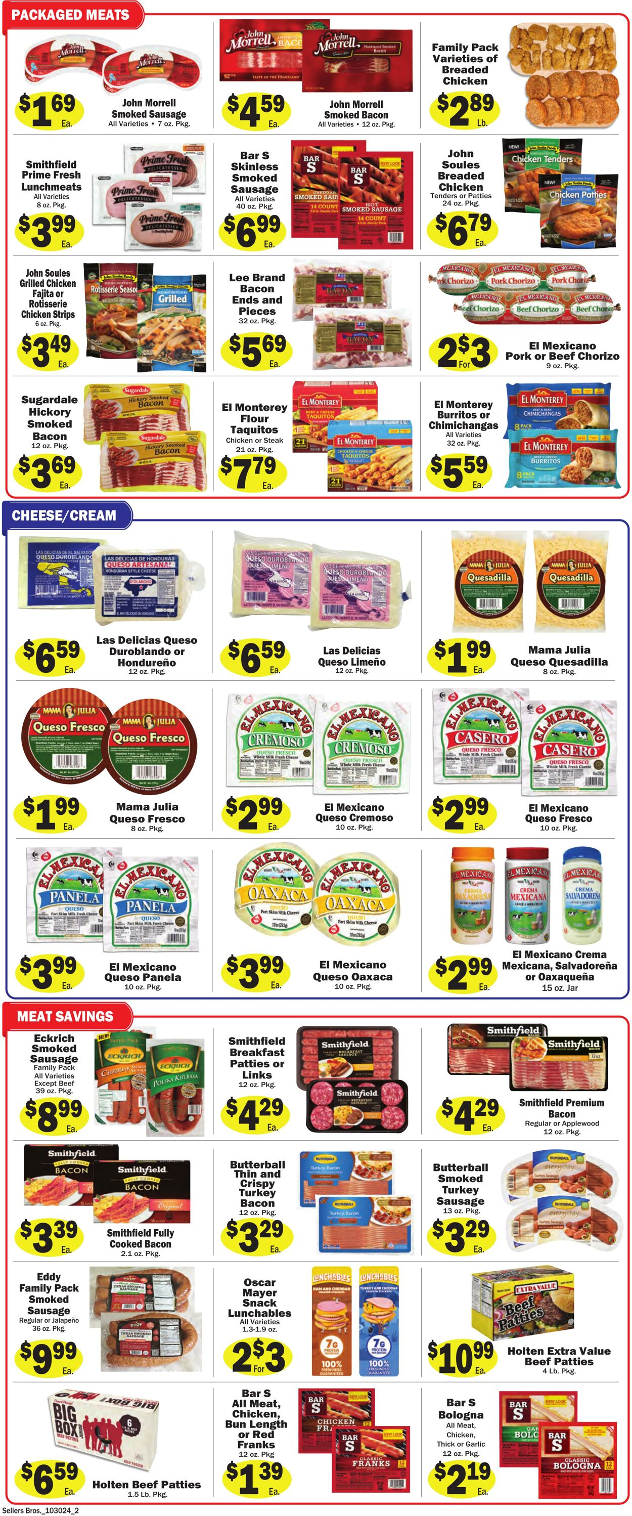 Weekly ad Sellers Bros 10/23/2024 - 10/29/2024