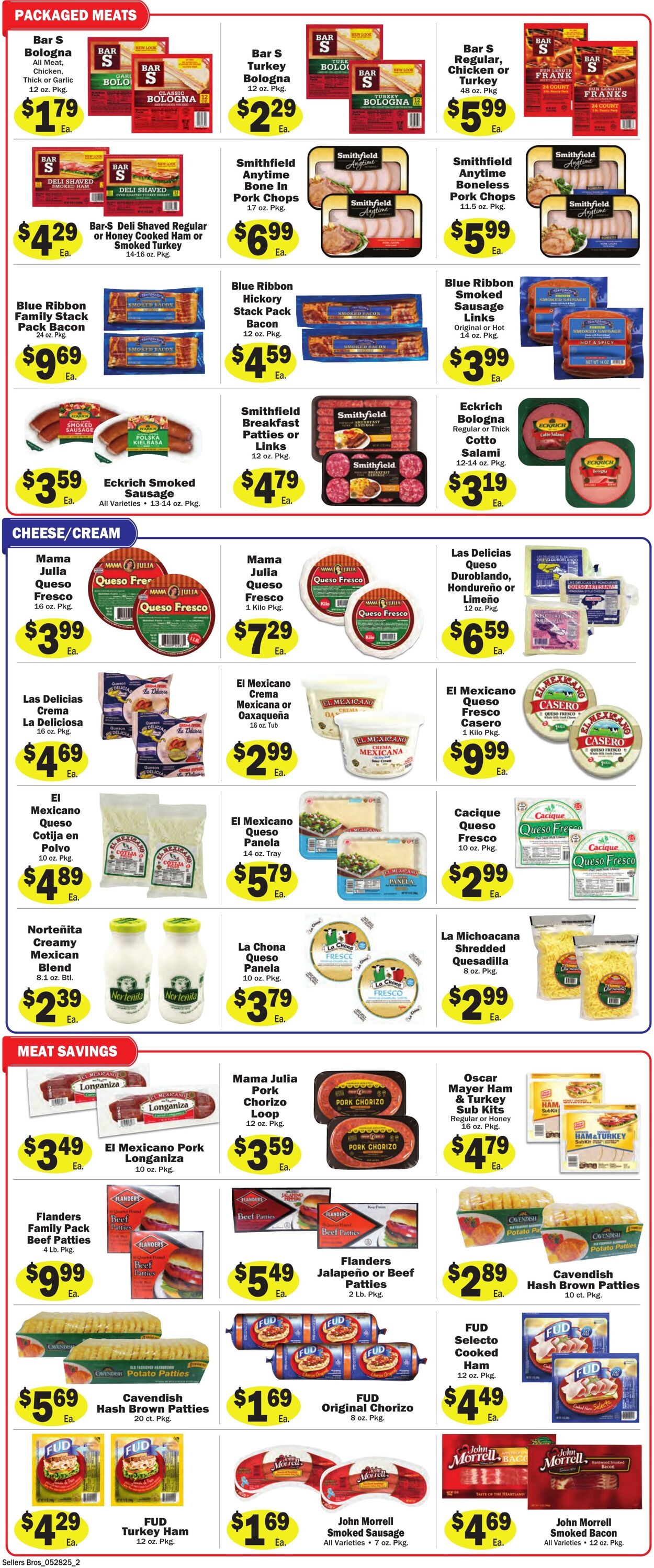 Weekly ad Sellers Bros 05/28/2025 - 06/03/2025