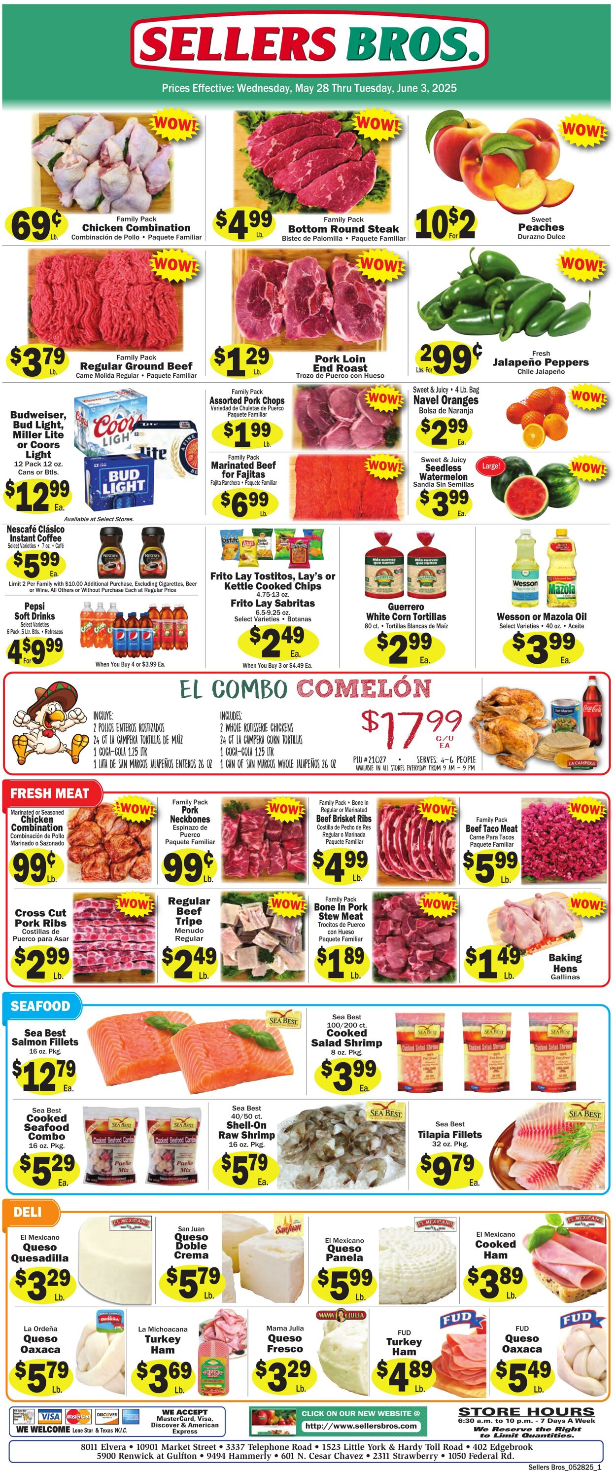 Weekly ad Sellers Bros 05/28/2025 - 06/03/2025
