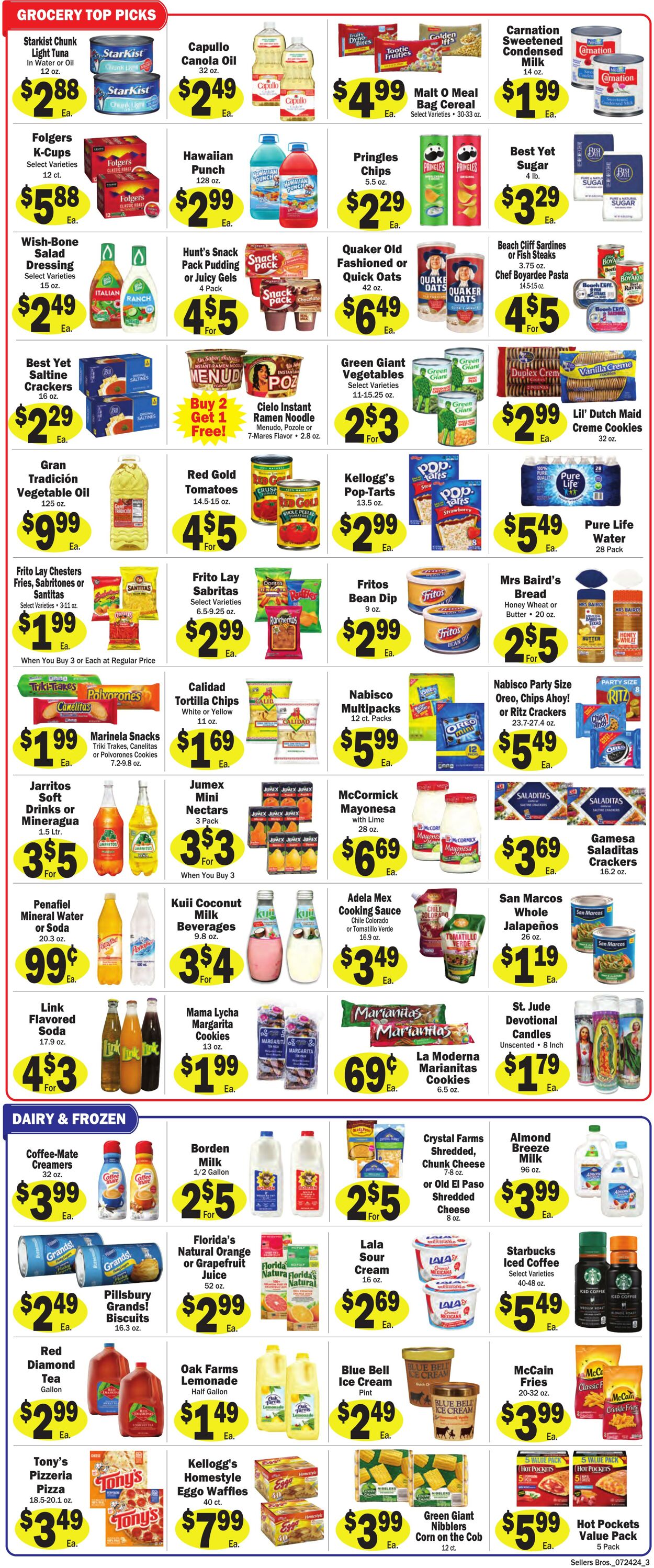 Weekly ad Sellers Bros 07/17/2024 - 07/23/2024