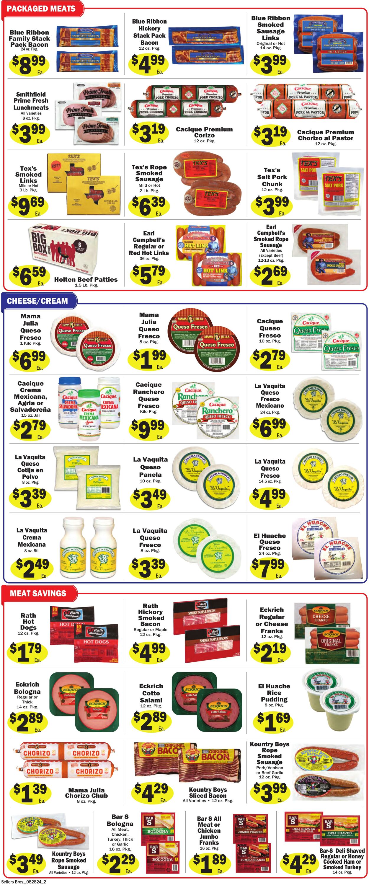 Weekly ad Sellers Bros 08/21/2024 - 08/27/2024