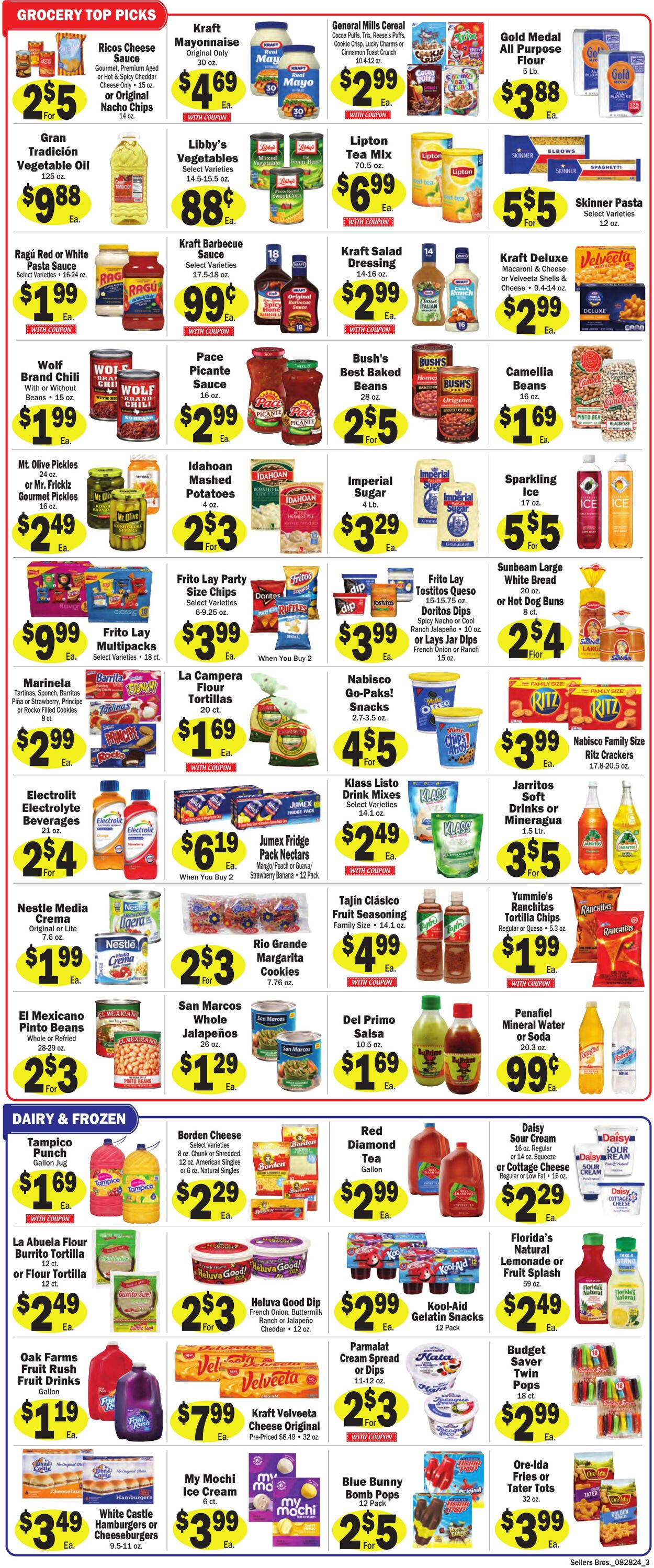 Weekly ad Sellers Bros 08/21/2024 - 08/27/2024