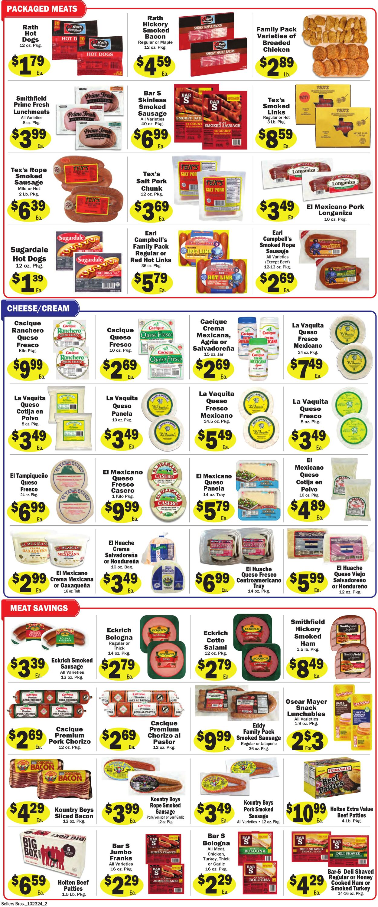 Weekly ad Sellers Bros 10/16/2024 - 10/22/2024