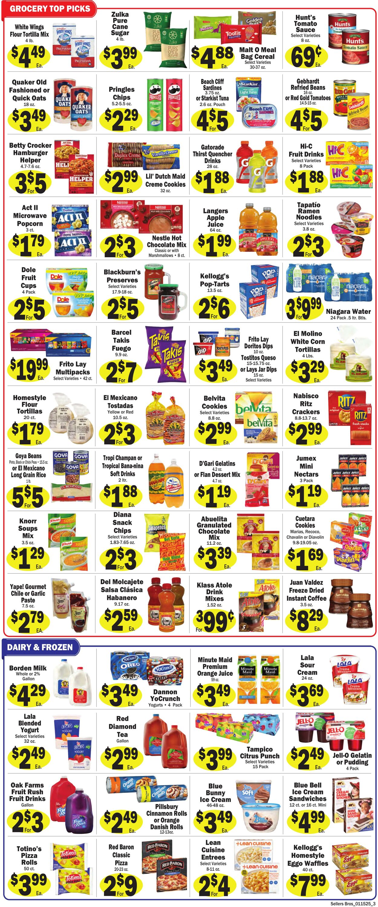 Weekly ad Sellers Bros 01/15/2025 - 01/21/2025