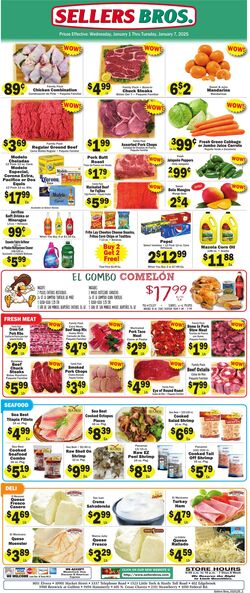 Weekly ad Sellers Bros 01/01/2025 - 01/07/2025